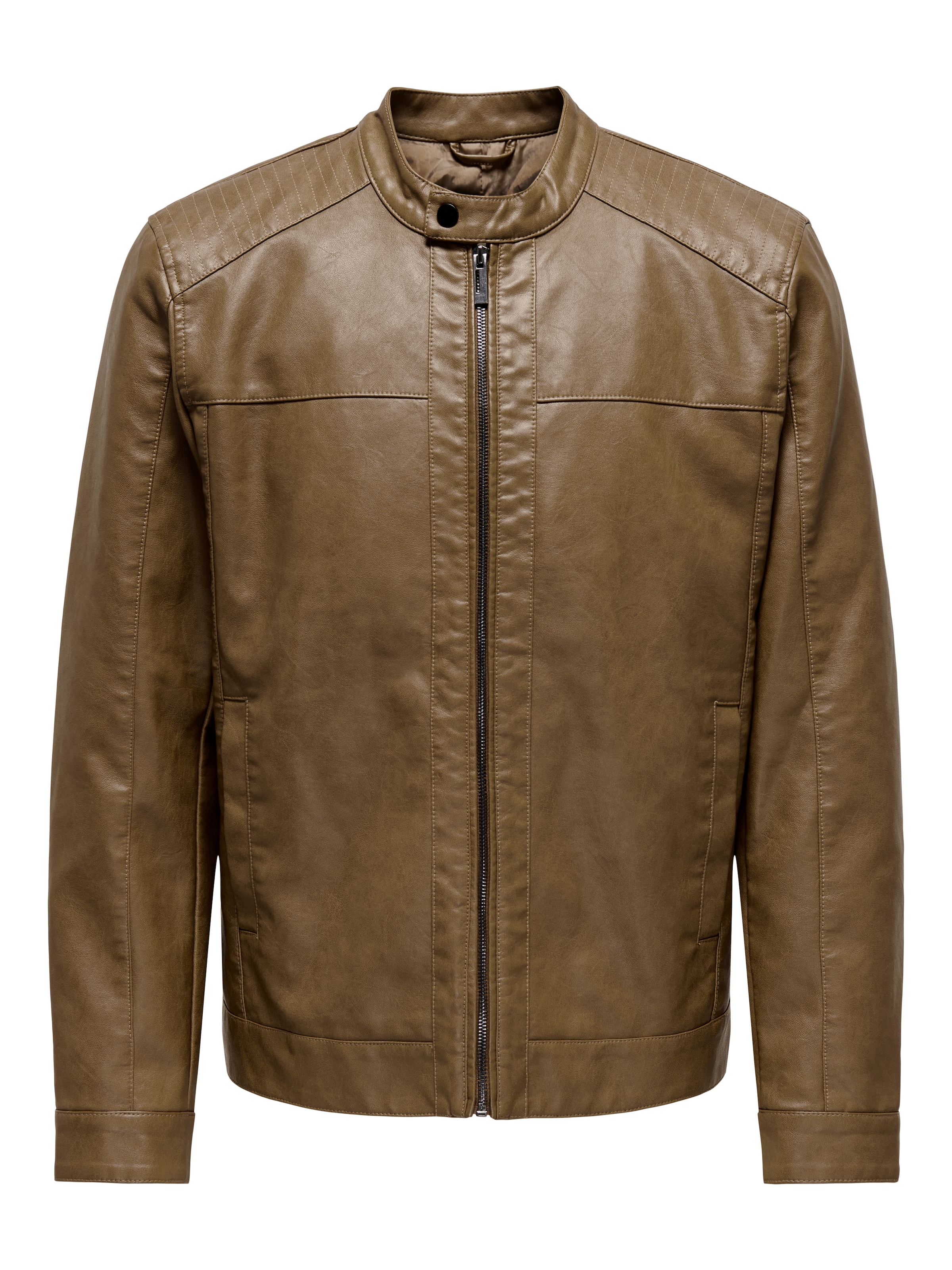 ONLY & SONS Bikerjacke »ONSMIKE PU RACER JACKET OTW VD NOOS«