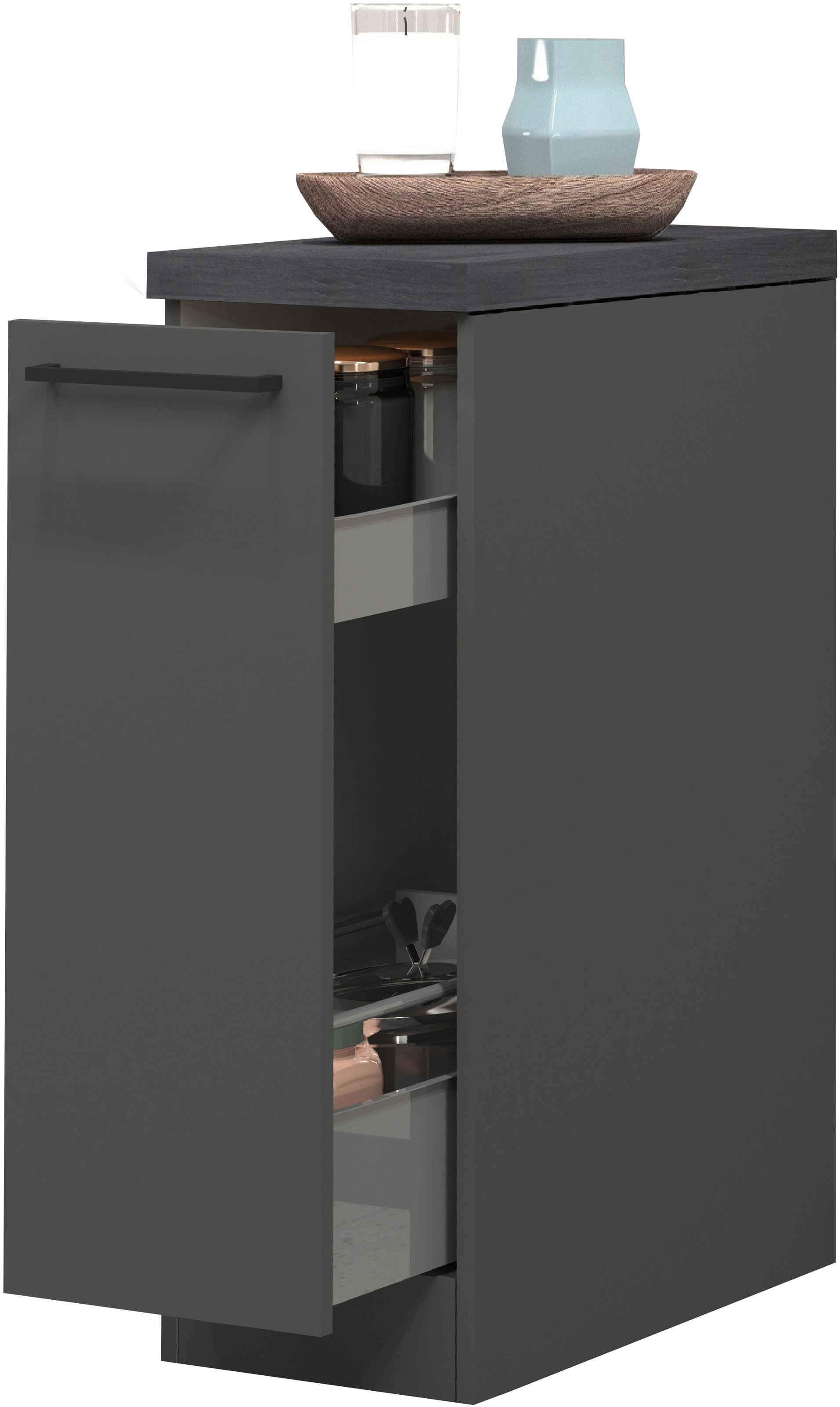 KOCHSTATION Armoire à pharmacie »KS-Sole,Apothekerkommode« Breite/Höhe 30/85 cm, Anbau-und Unterbau möglich