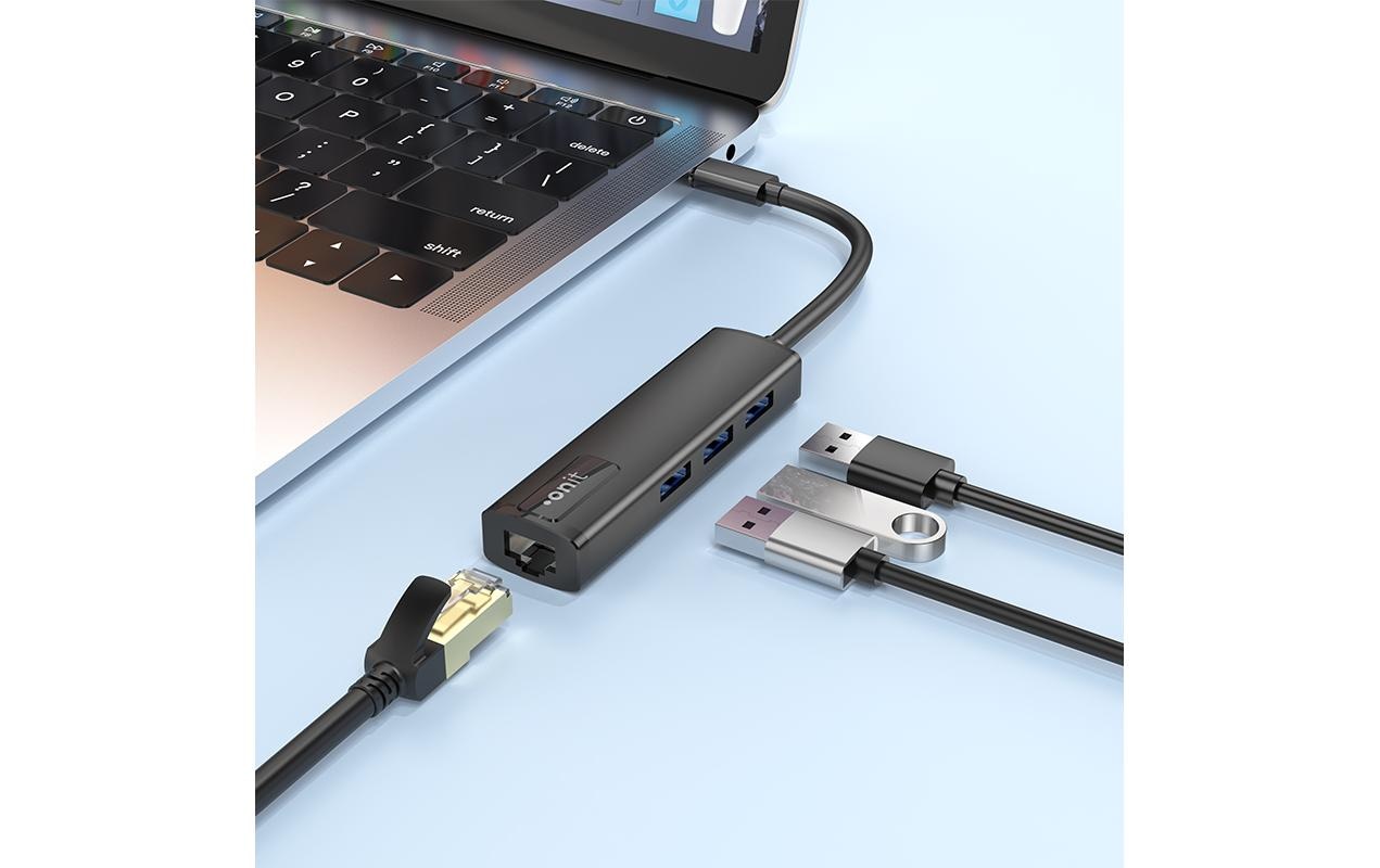onit USB-Adapter »3A1RJ45«