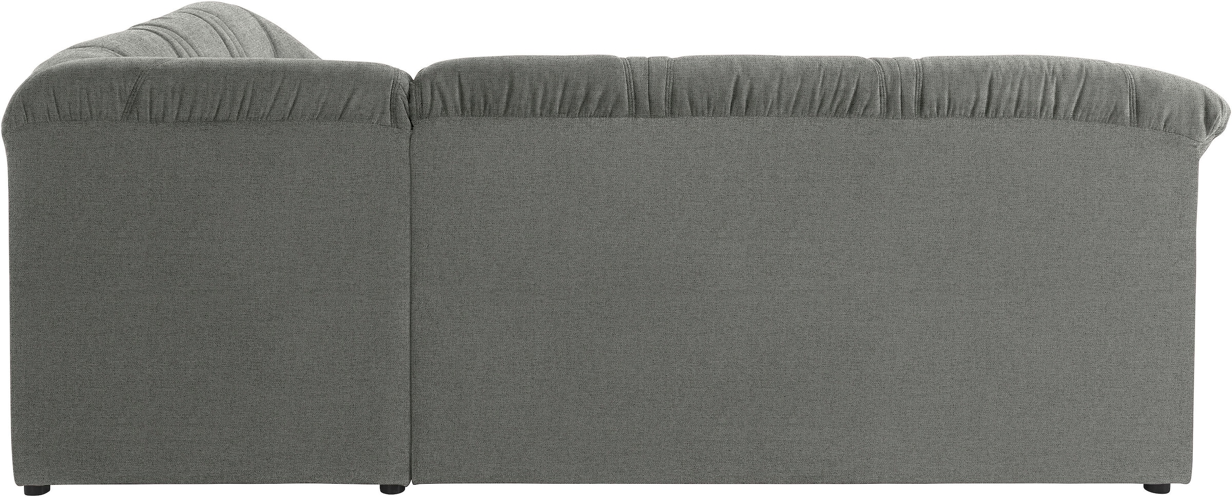 DOMO collection Ecksofa »Sarafina zeitlos und komfortabel, optional mit Federkern, L-Form«, wahlweise mit Bettfunktion