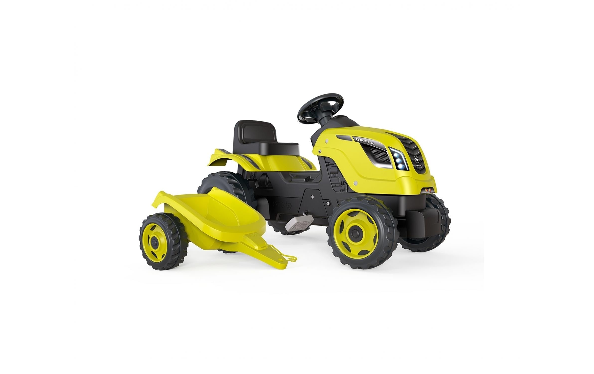 Smoby Rutscherauto »Farmer XL mit Anhänger Grün«