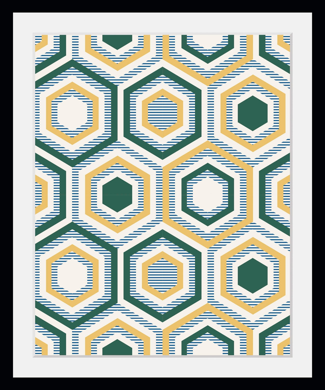 queence Bild »Rüdiger« Abstrakt | Figuren | Kunst 1 Stk. tlg. HD Premium Poster-Druck inkl. Holzrahmen