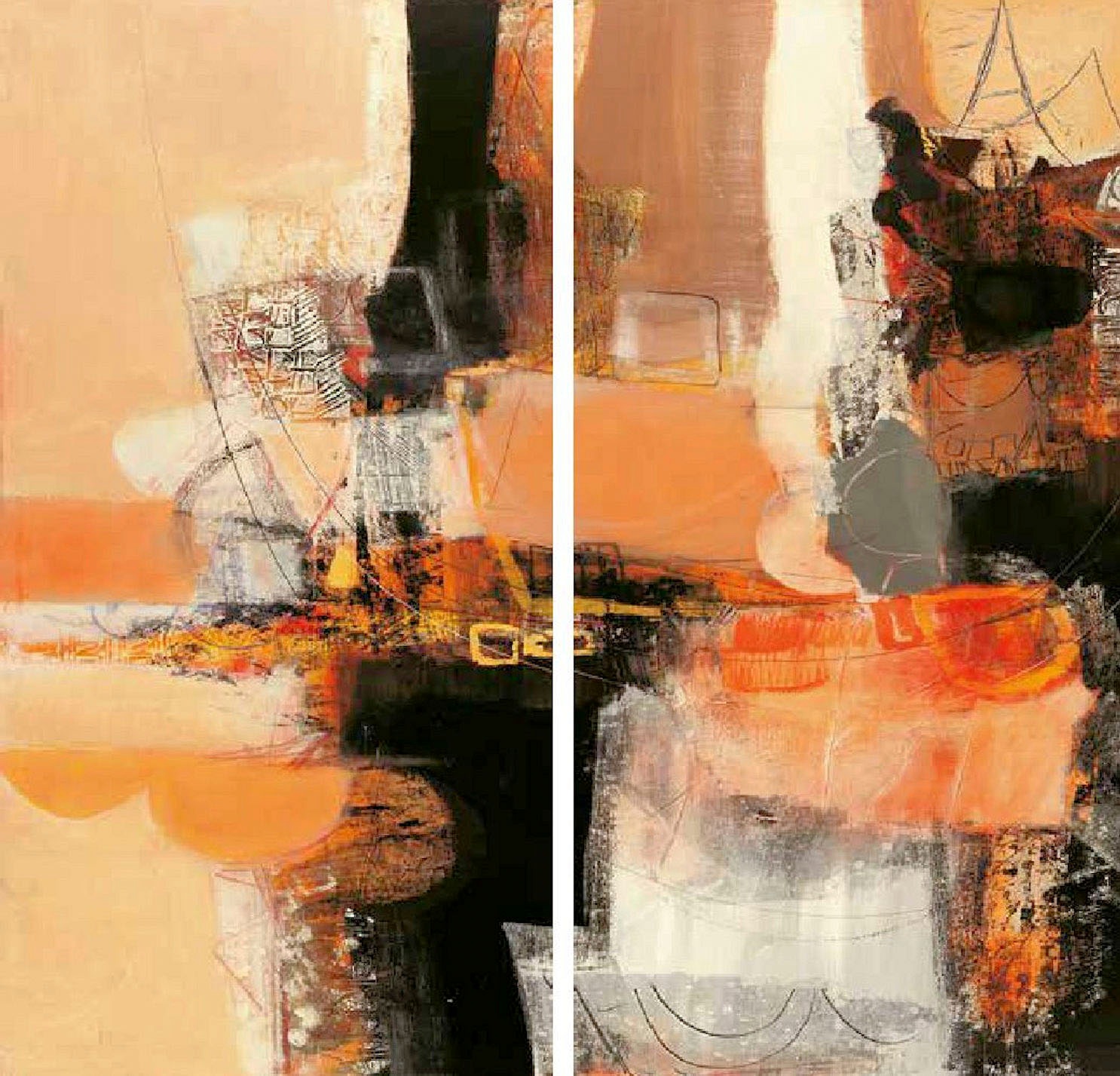 Image of my home Kunstdruck »MAURIZIO PIOVAN / Nuovi incontri I,II«, (Set, 2 St.) bei Ackermann Versand Schweiz