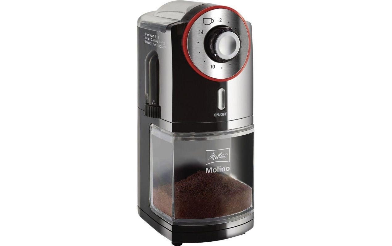 Image of Melitta Kaffeemühle "Molino" 100 W Scheibenmahlwerk 200 gBohnenbehälter