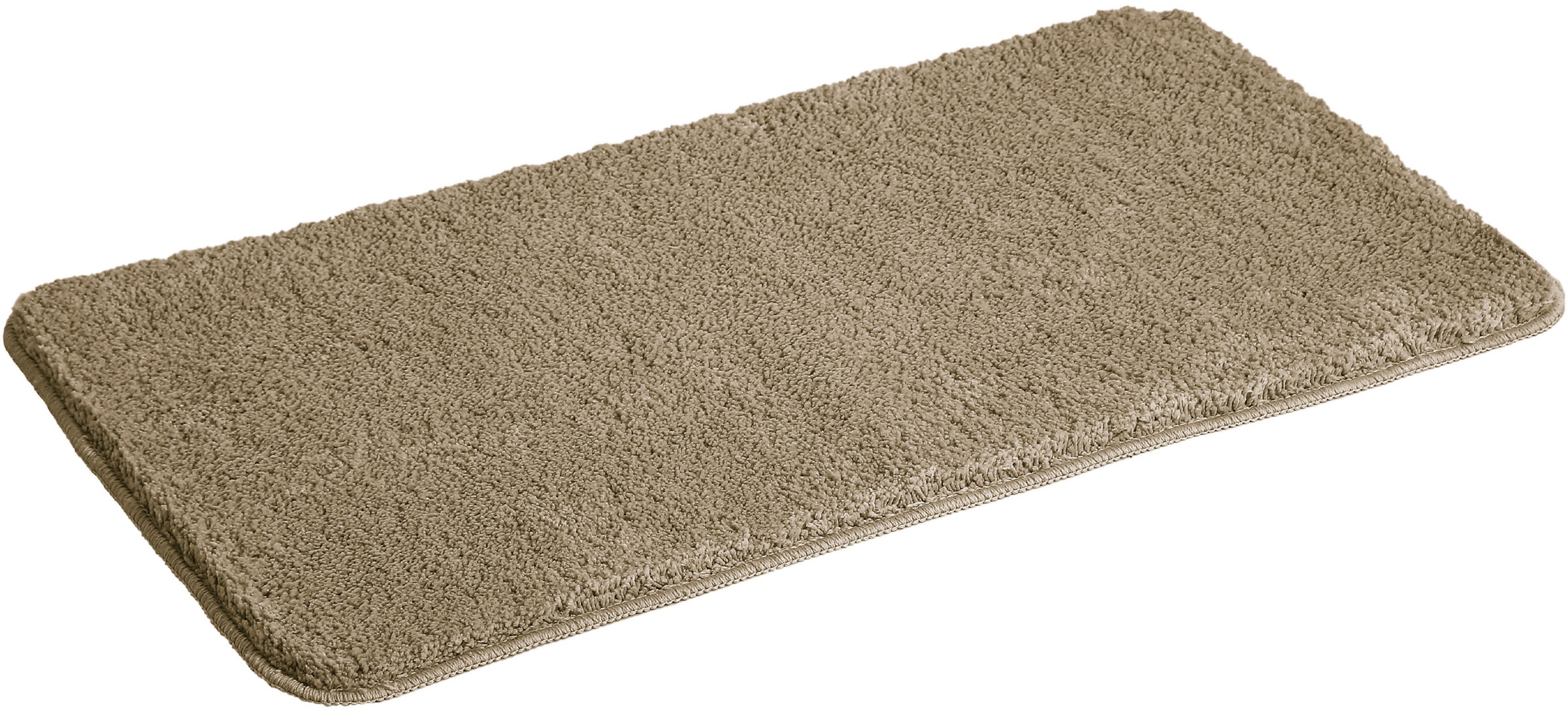 OTTO home Badematte "Inga, Badezimmer Teppich, Badvorleger" Höhe 20 mm rutschhemmend beschichtet fußbodenheizungsgeeignet  schnell trocknend  strapazierfähig Badteppich, unifarben, weich, als halbrund und rechteckig erhältlich