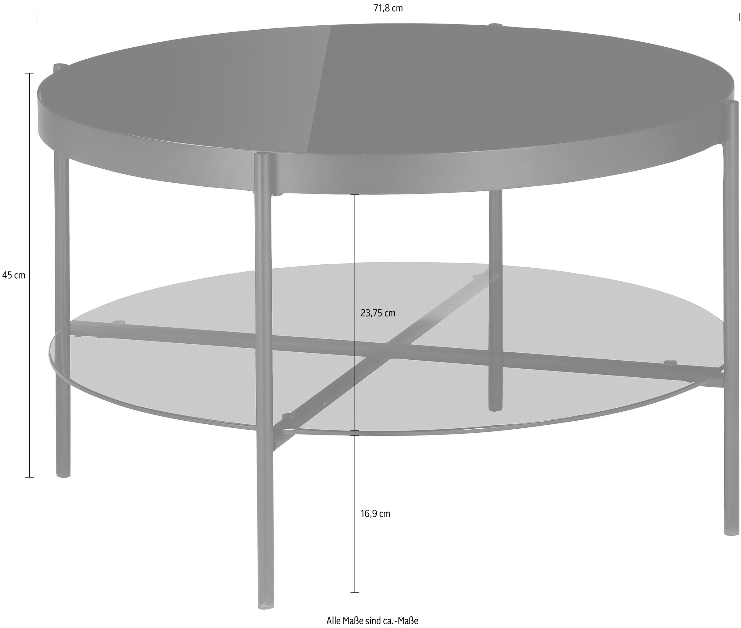 kaufen Couchtisch Design, »Glenda«, Ablageboden Modernes günstig INOSIGN