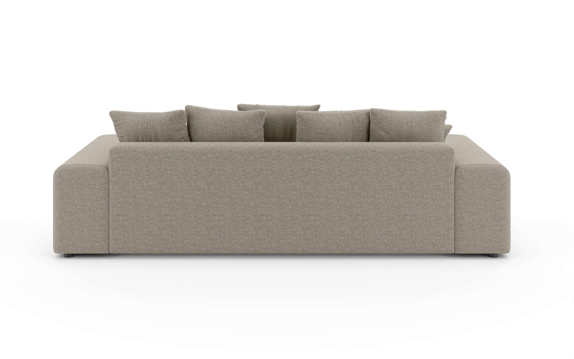 Home affaire Big-Sofa »LAKESIDE 3-Sitzer Schlafsofa mit Bettkasten, Breite 256,5 cm« Liegefläche 168,5x195 cm, hoher Sitzkomfort, Masse B/T/H: 256/122/82cm