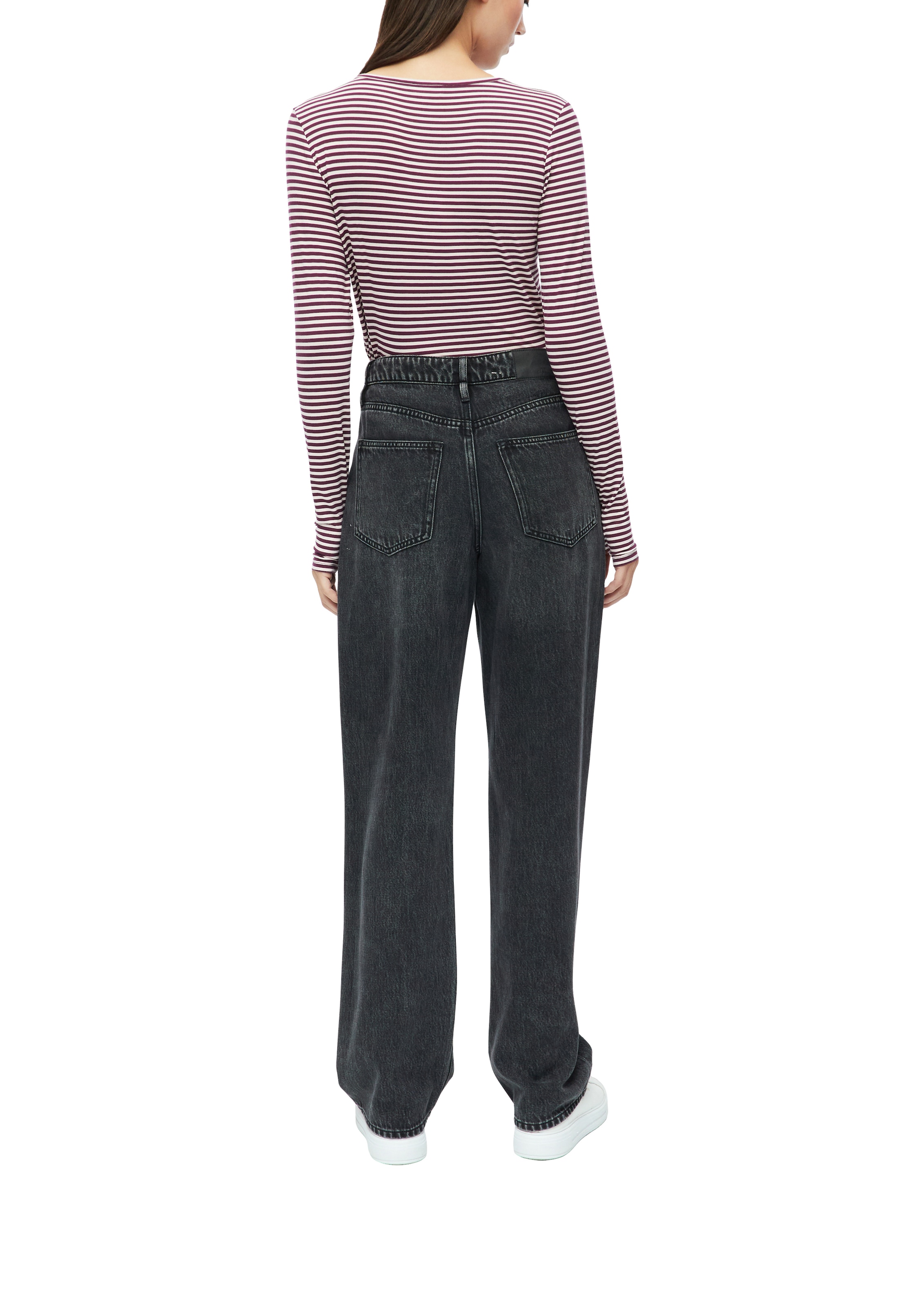 s.Oliver T-shirt à manches longues Ringelshirt / mit Streifen / Vikose-Stretch