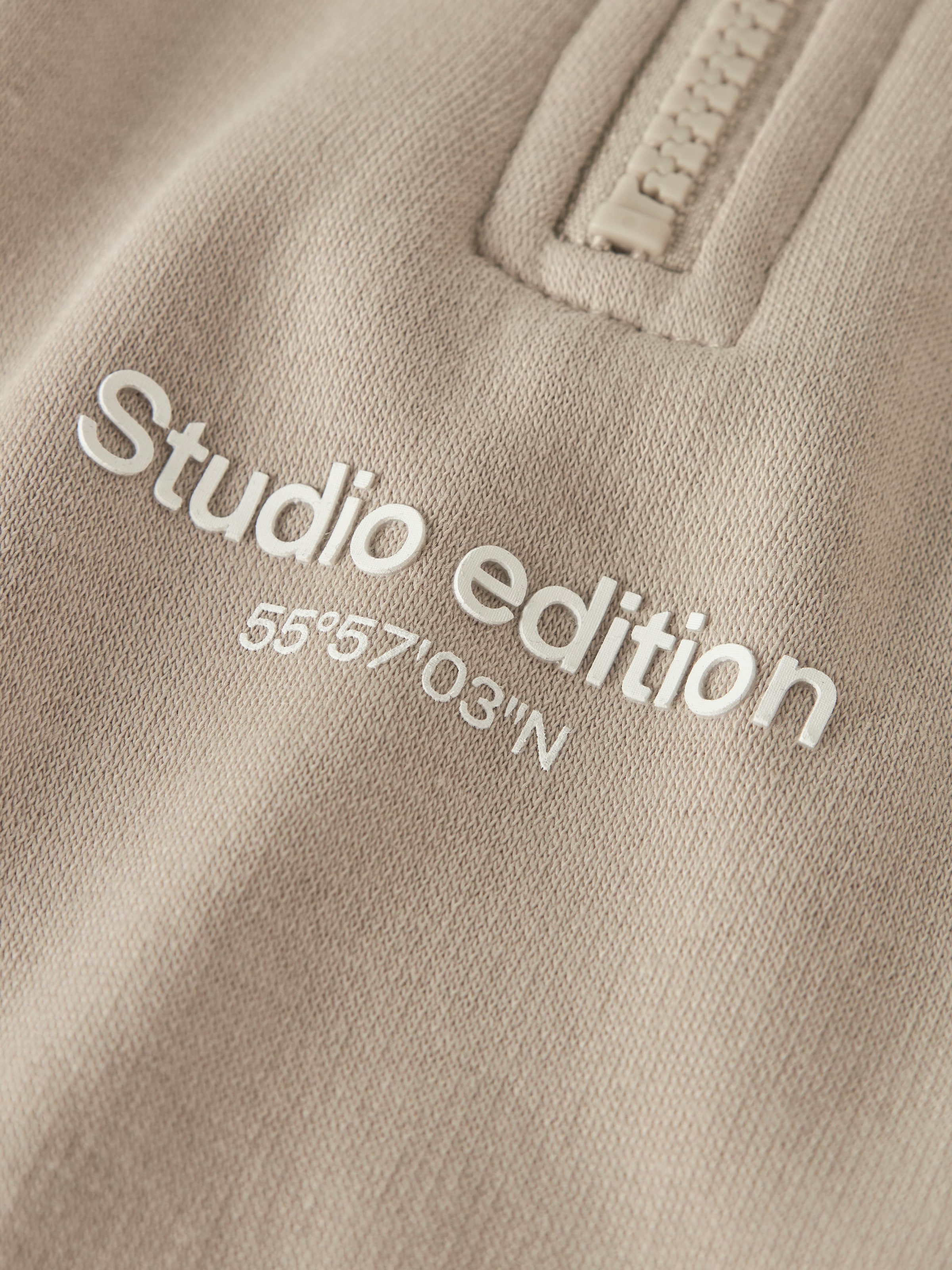 Name It Sweatshirt »NKMBRODY LS NREG SWEAT ZIP BRU NOOS«, mit Stehkragen und kurzem Reissverschluss