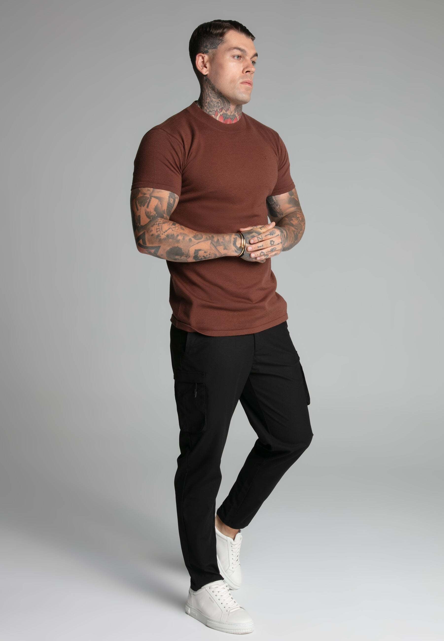 Siksilk T-Shirt »Siksilk T-Shirt Muscle Fit T-Shirt«