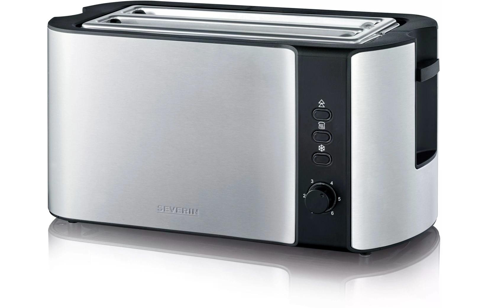 Severin Toaster »AT 2590 Schwarz/Silber«, für 4 Scheiben, 1400 W