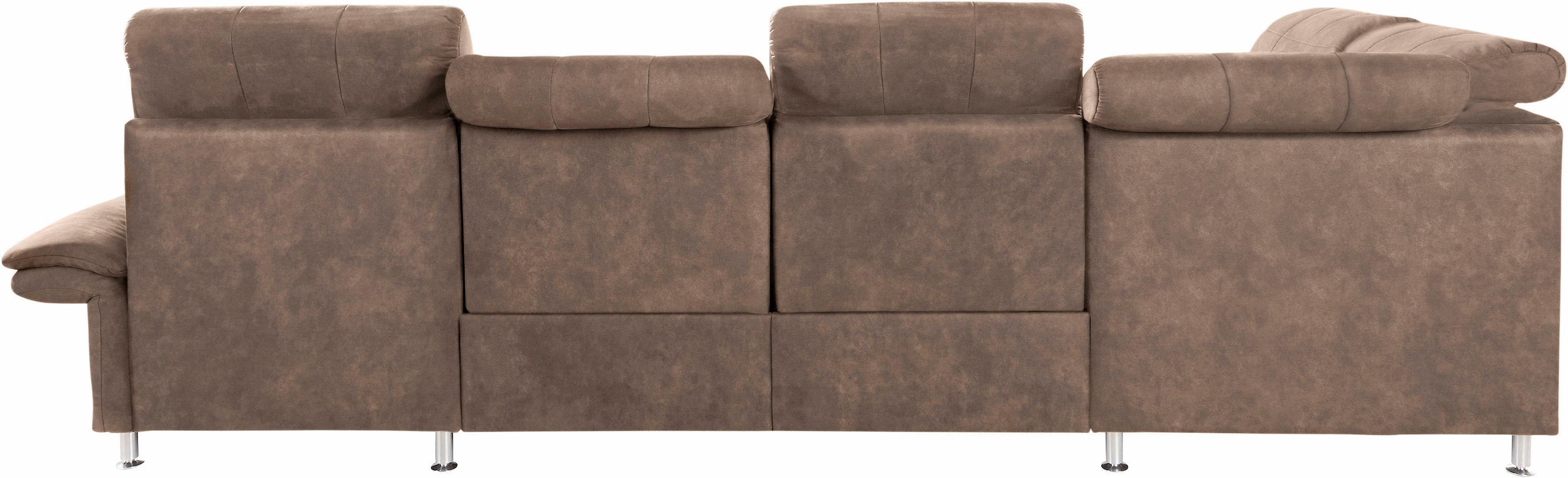 Places of Style Wohnlandschaft »Manhattan U-Form«, 2 Sitze mit elektrischer Relaxfunktion, verstellbare Armlehnen