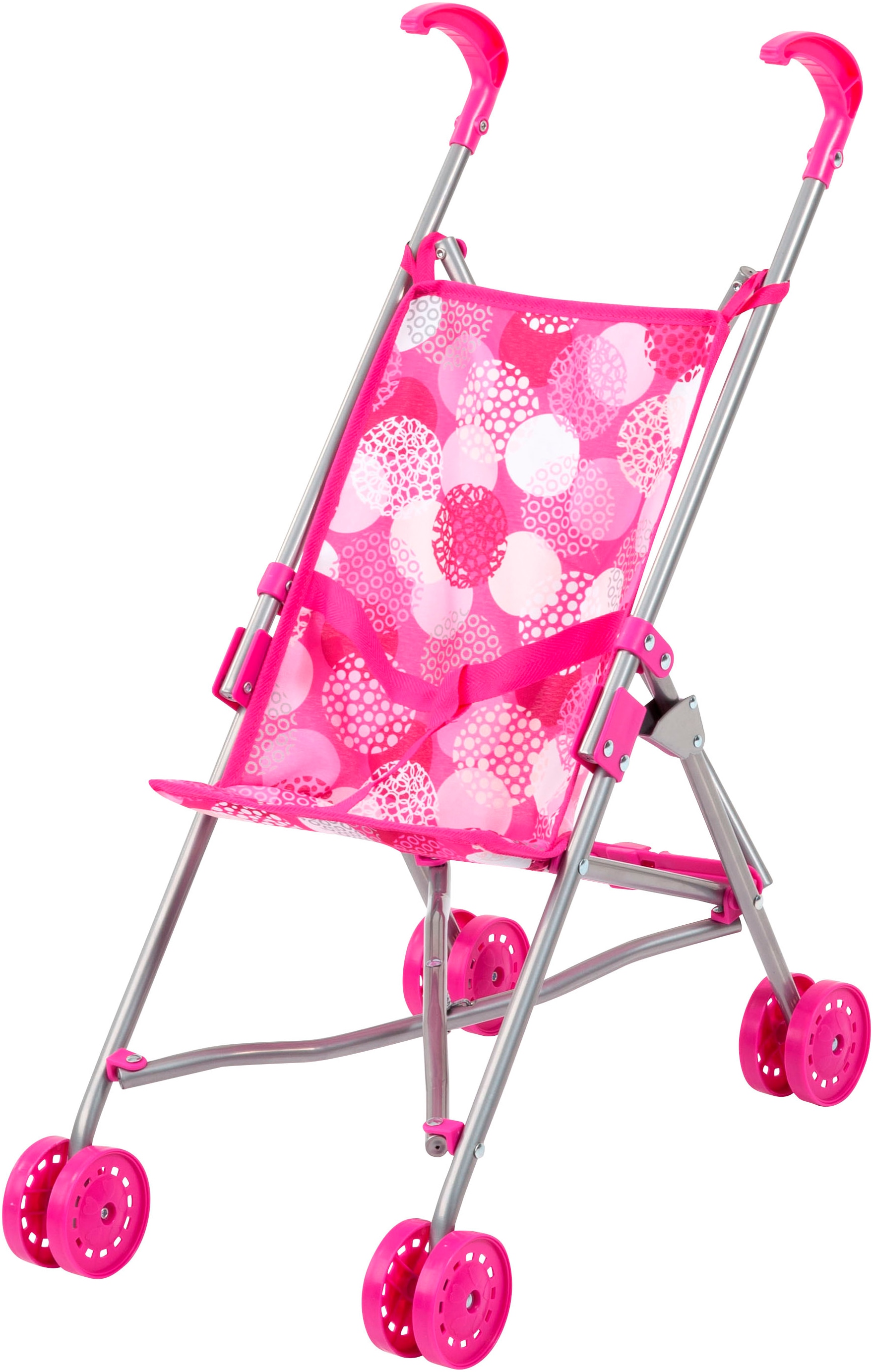 Image of Bayer Puppenbuggy "bordeaux mit Einhorn"