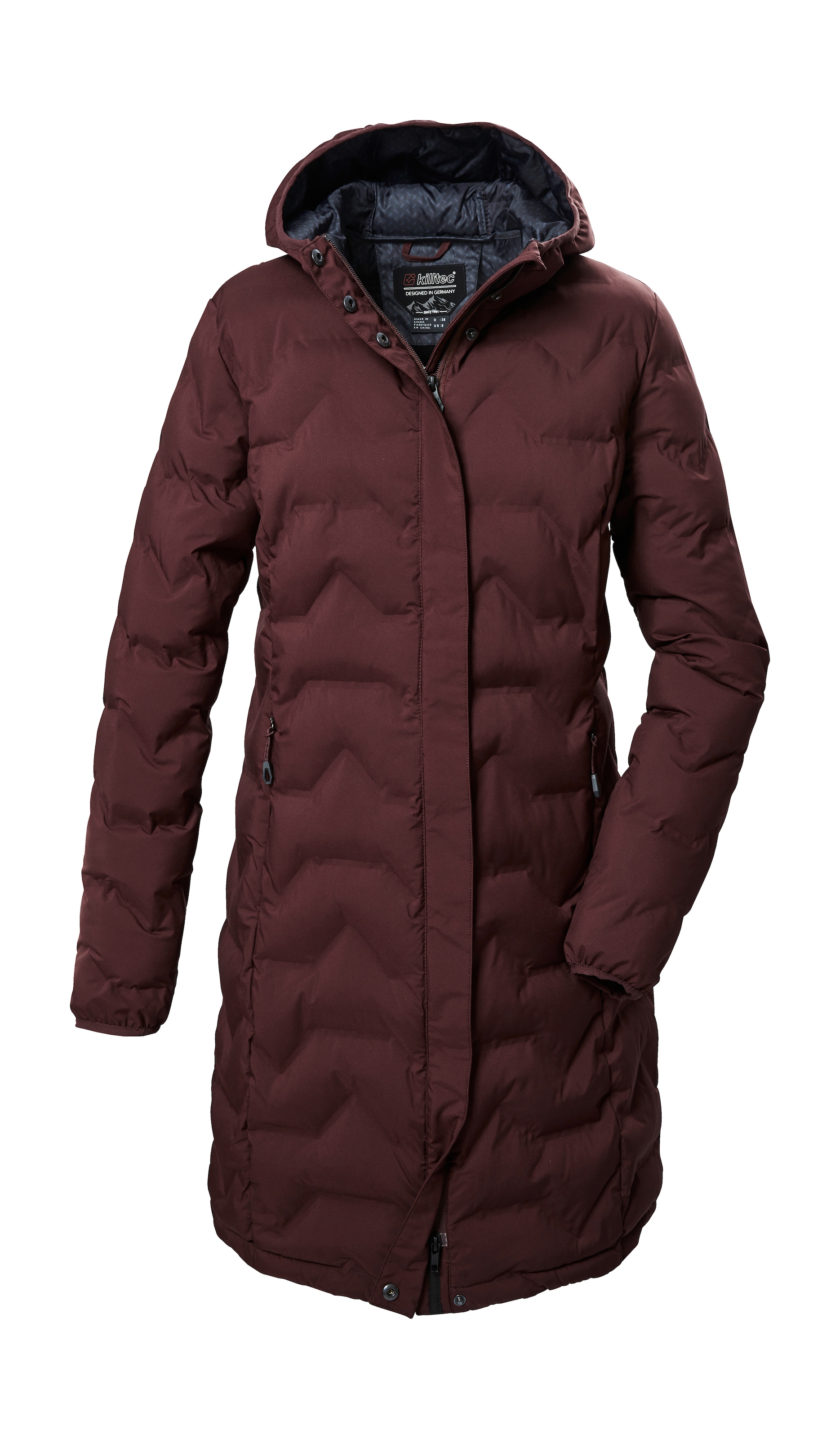 Image of Killtec Steppmantel "KOW 9 WMN QLTD PRK" Wasser- und windabweisender Damen Parka mit verstellbarer Kapuze