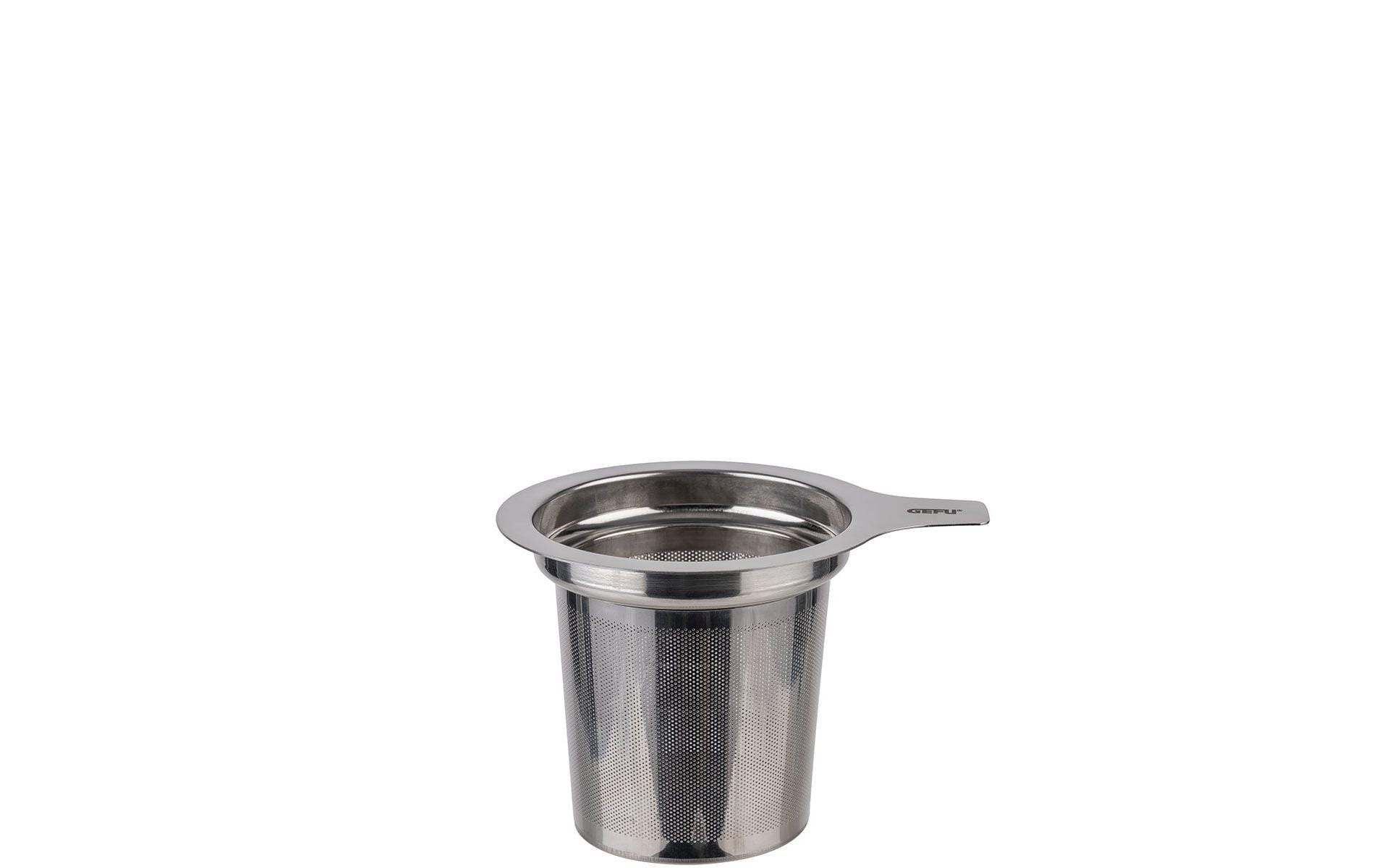 GEFU Teeglas »GEFU Tee-Set Mira 235 ml, Transparent/Schwarz/Silber«