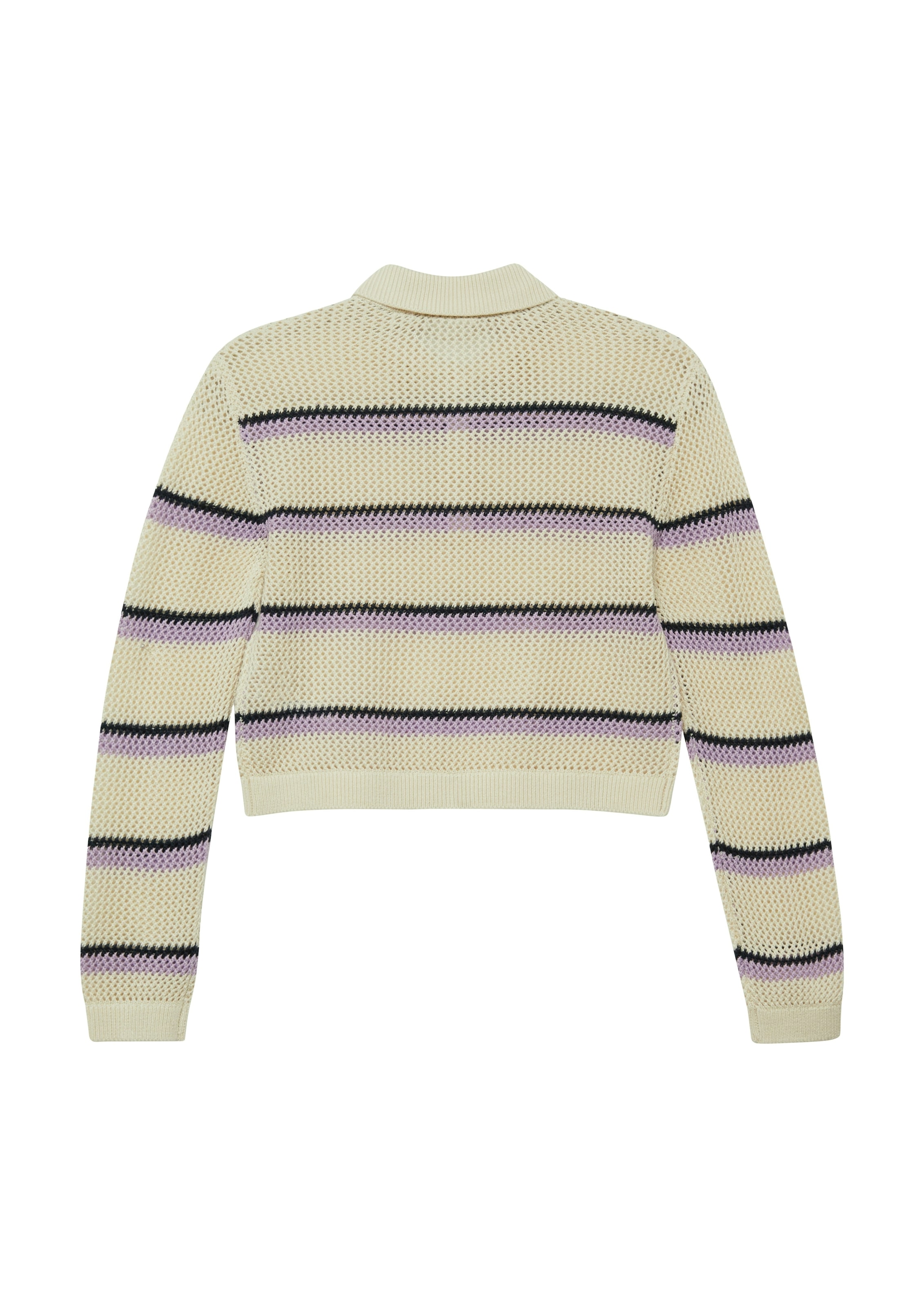 s.Oliver Junior Pull en tricot im Streifenlook und kurz
