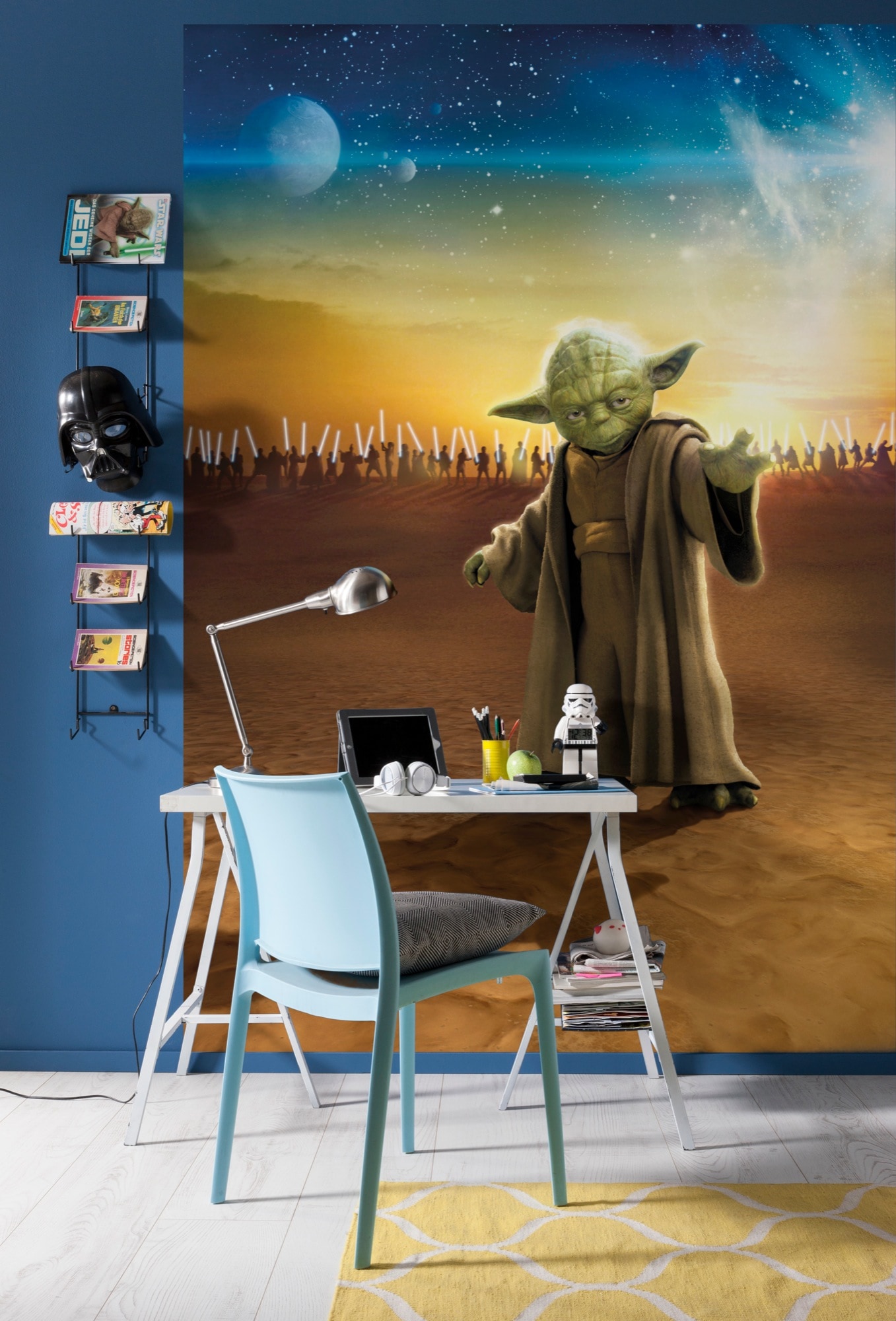 Image of Komar Fototapete "Vlies Fototapete - STAR WARS Master Yoda - Grösse 200 x 250 cm" Motiv bedruckt glatt