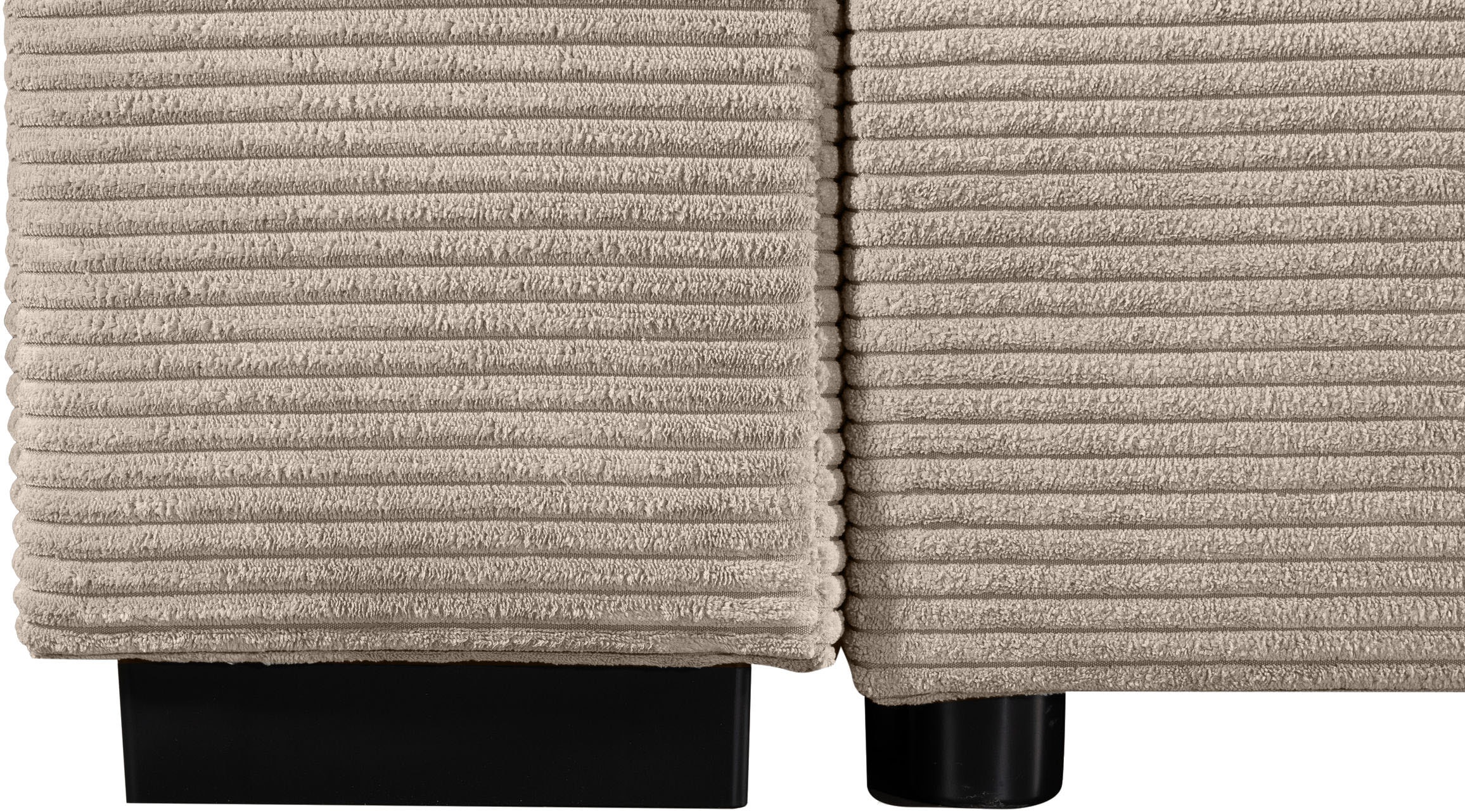 COLLECTION AB Schlafsofa »Kreta, B: 248 cm, Liegefl. 137x195 cm« Schlaffunktion, Bettkasten & 2 Zierkissen, optional mit Topper