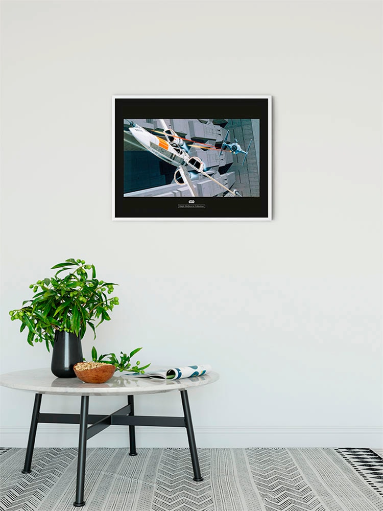 Komar Bild »Star Wars Classic RMQ X-Wing vs TIE-Fighter«, Star Wars, (1 St.), Wandbild zur Dekoration im Kinderzimmer - ohne Rahmen