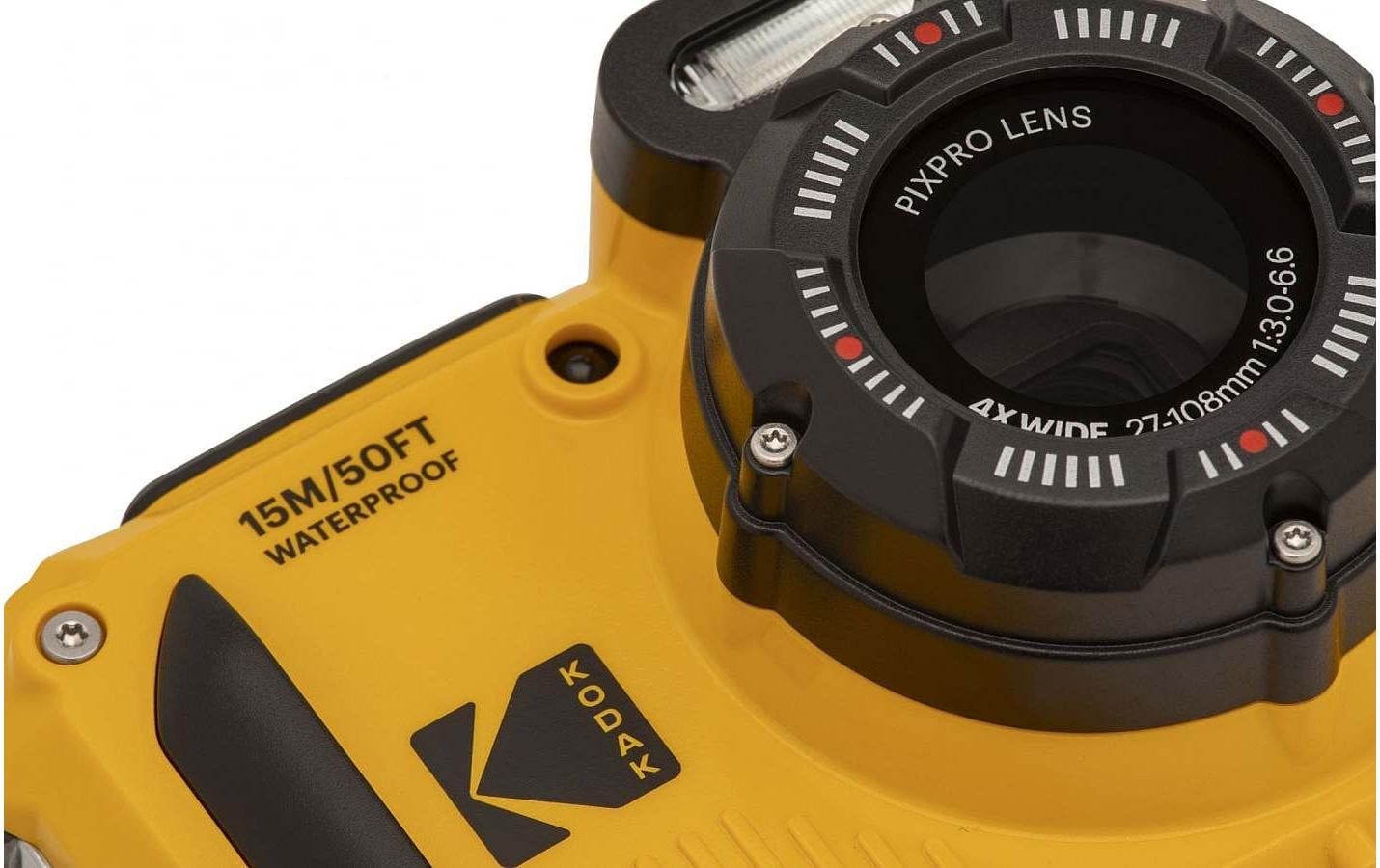 Kodak Kompaktkamera »PixPro WPZ2 Kit« , 16,35 , 4 fach fach x opt. Zoom , WLAN