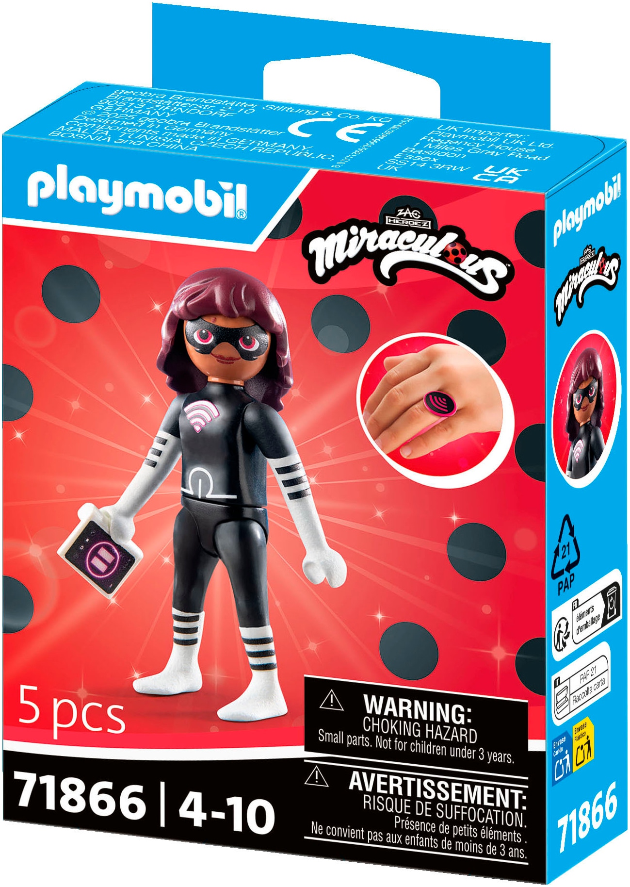 Playmobil® Konstruktions-Spielset »Miraculous: Lady Wifi (71866)« Made in Europe