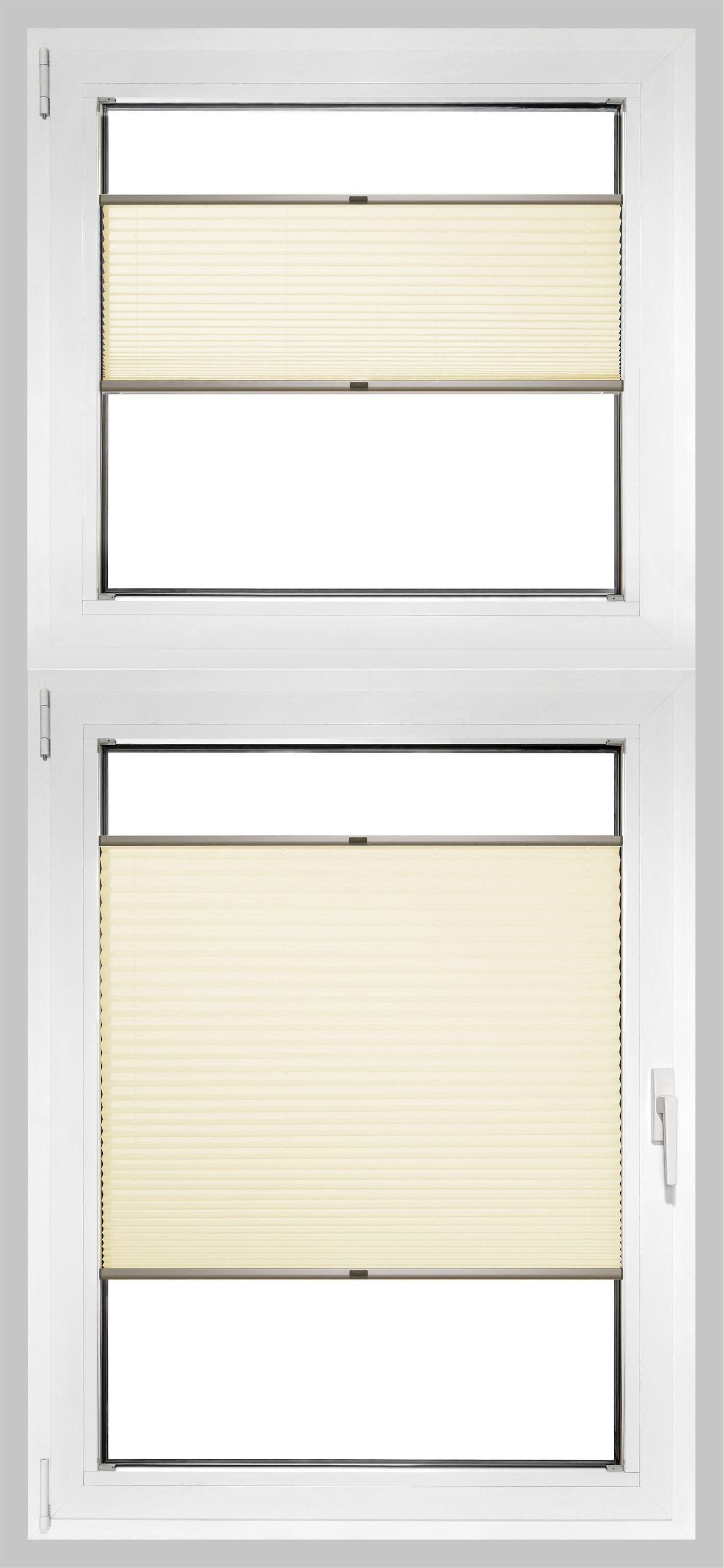 Image of Good Life Plissee nach Mass »Rena«, Lichtschutz, Perlreflex-beschichtet, mit Bohren, verspannt, bronzefarbene Profilschiene bei Ackermann Versand Schweiz