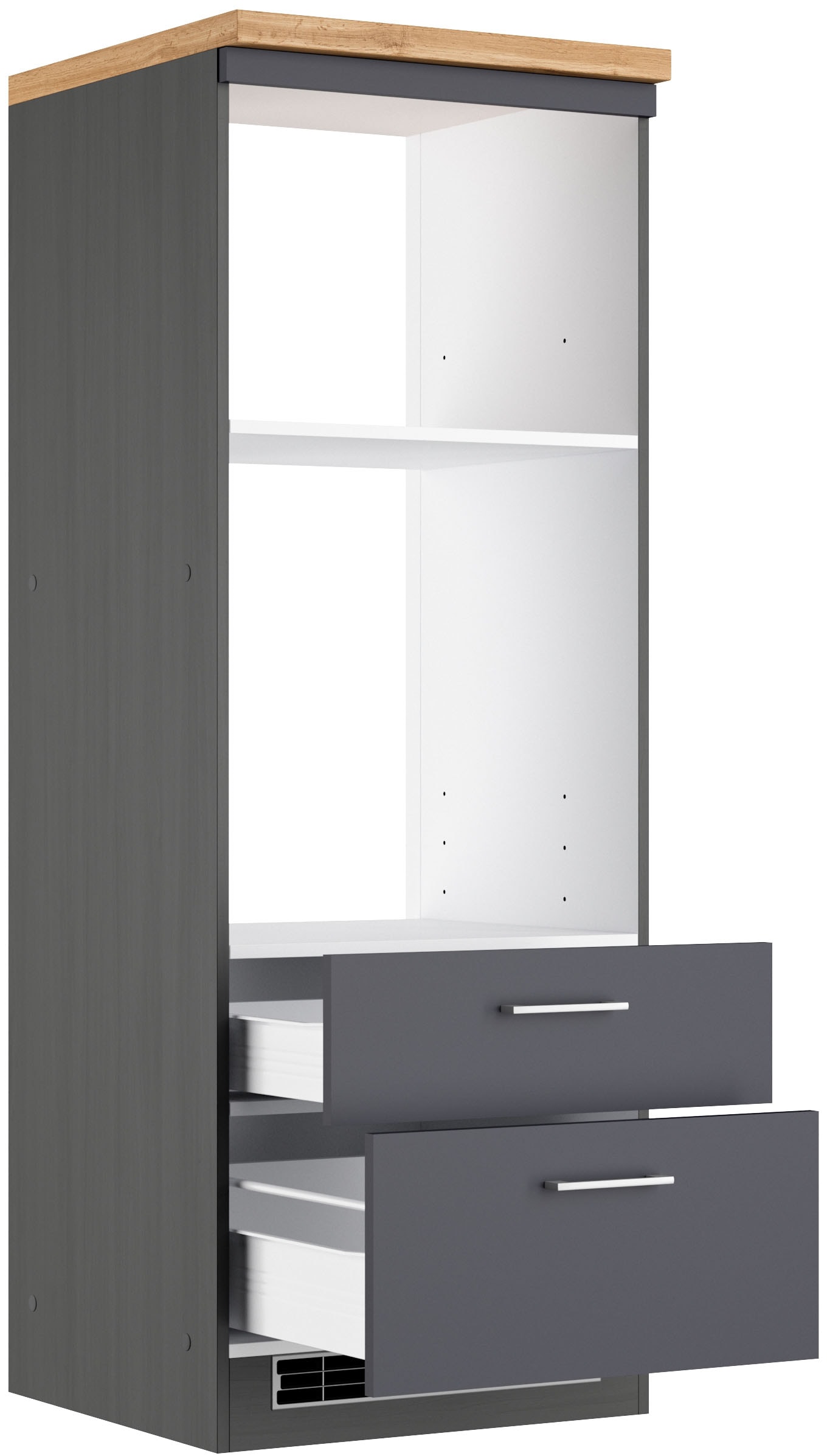 KOCHSTATION Armoire d'encastrement pour four »KS-Milan« encastrement micro-ondes/four 60 cm, mat ou brillant