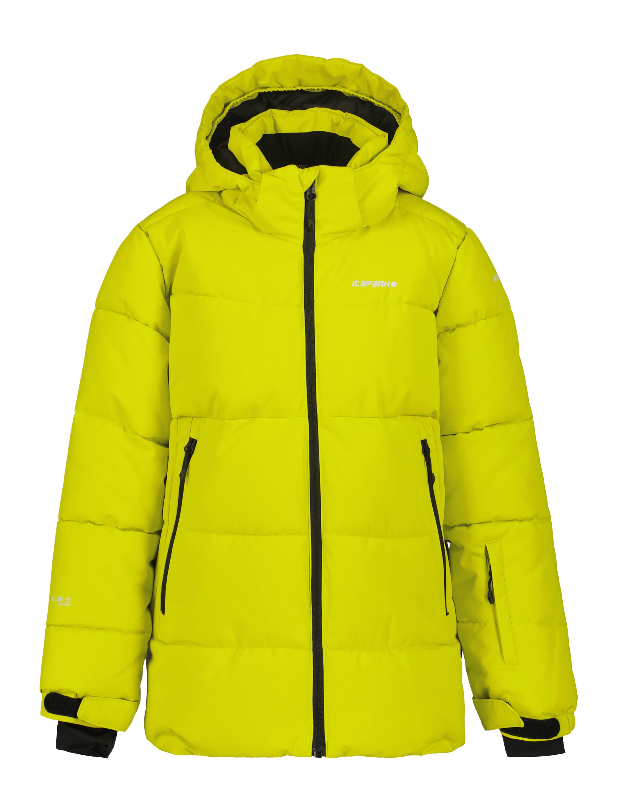 Image of Icepeak Skijacke "LOUIN JR" mit Kapuze Winterjacke mit Öffnung für Kopfhörerkabel an der Innentasche