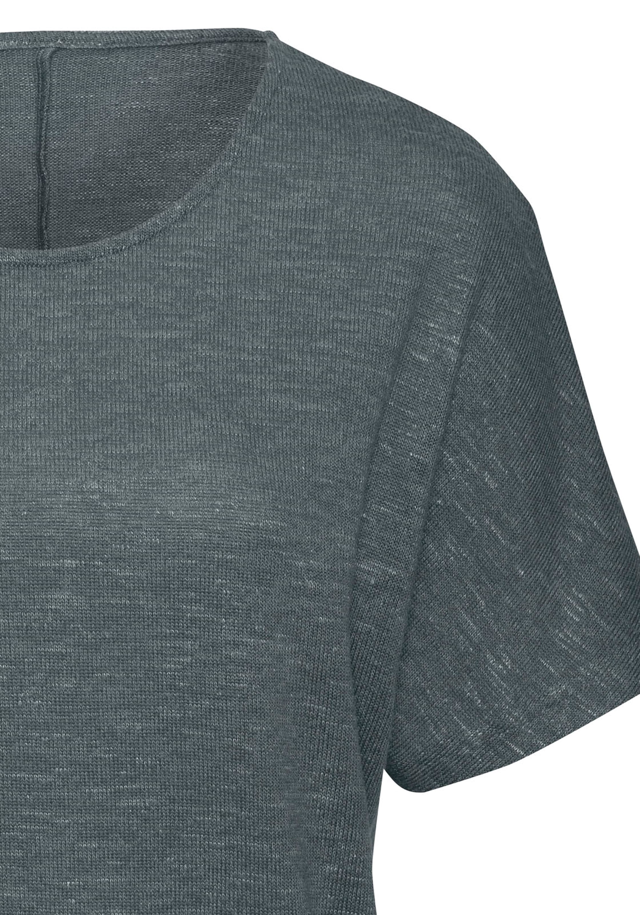 Vivance Kurzarmshirt »mit breitem Bund«, aus weichem Viskose-Feinstrick