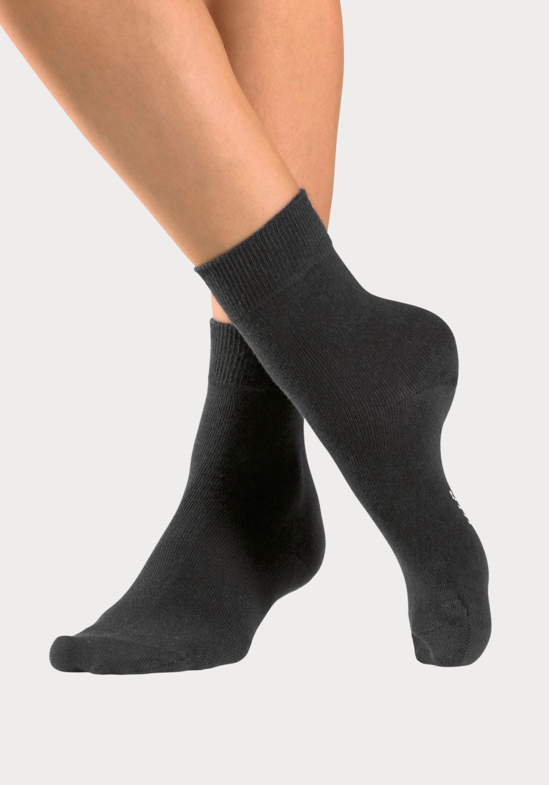 H.I.S Basicsocken, (Packung, 5 Paar), mit besonders weichem Bündchen