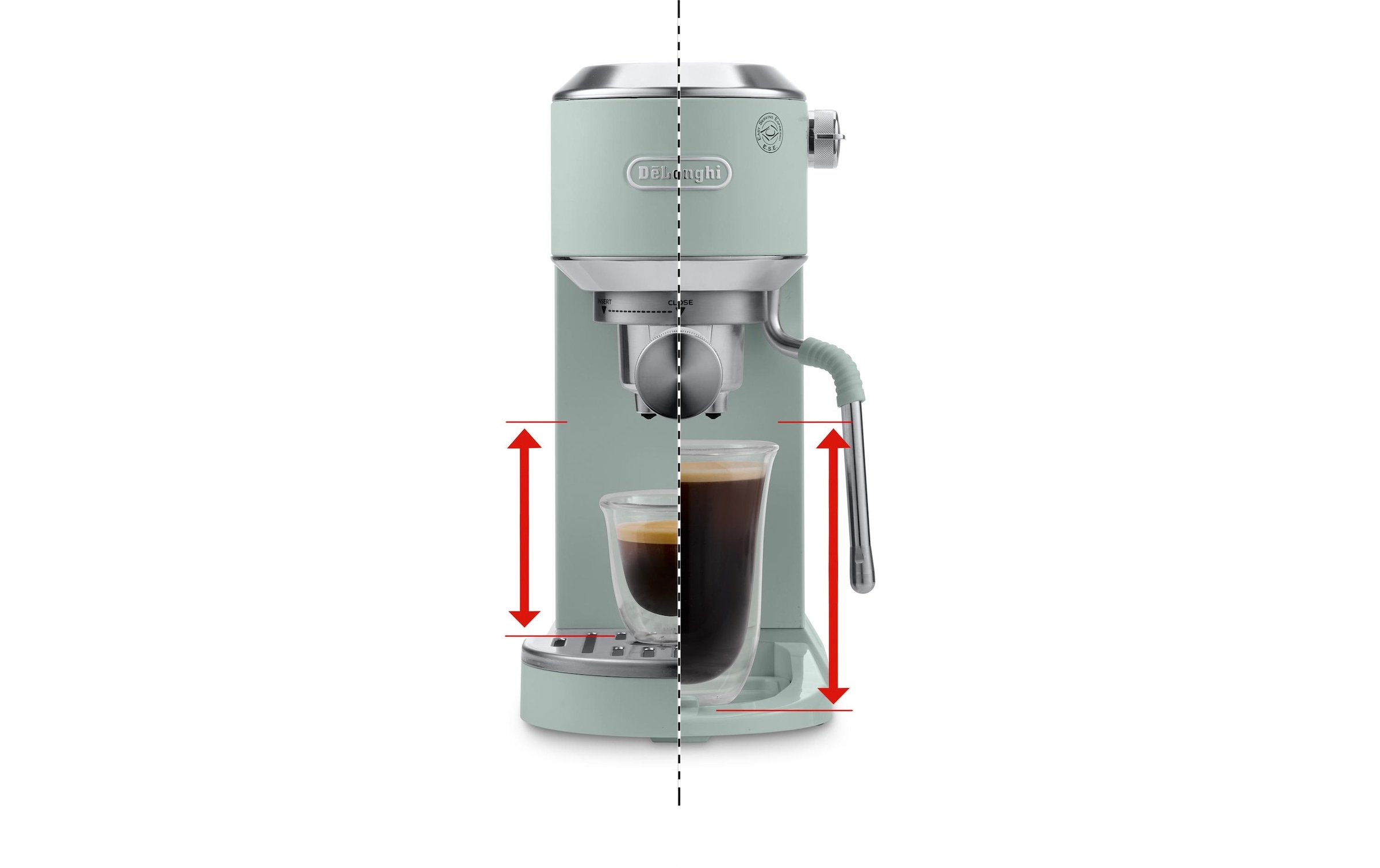 De'Longhi Siebträgermaschine »Dedica Duo EC890,M«