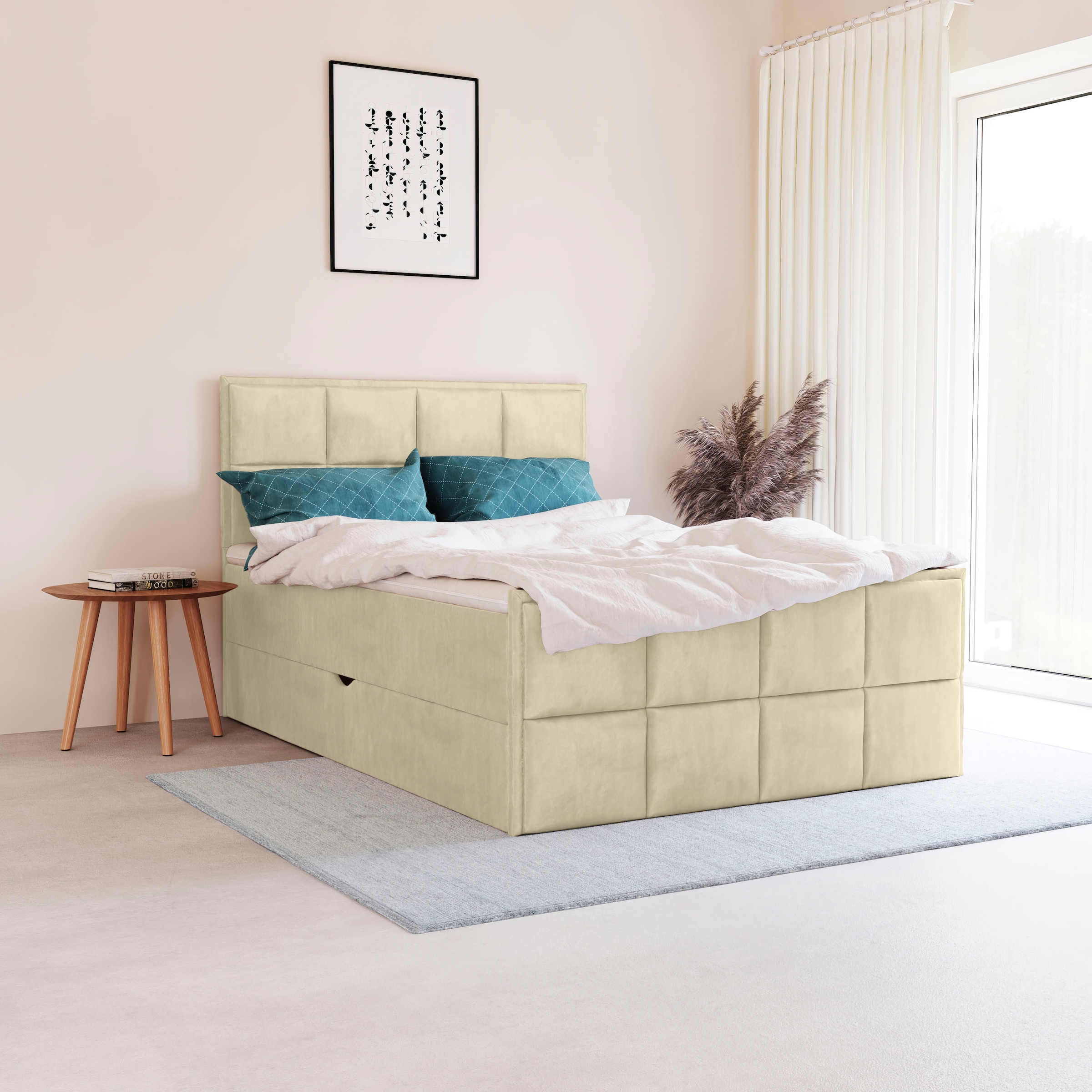Home affaire Lit boxspring »Timeo« in den Breiten 120,140,160 & 180 cm erhältlich