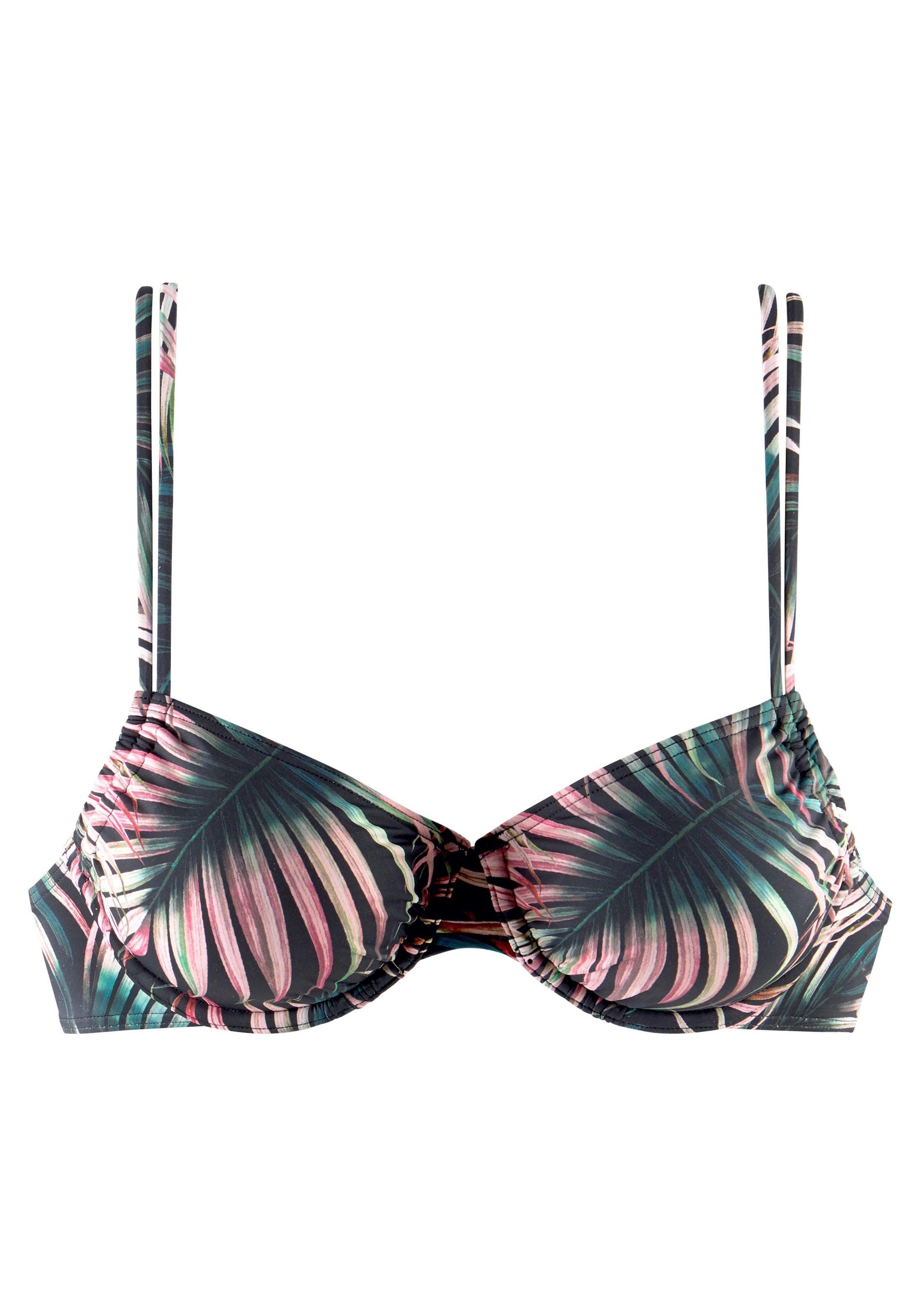 LASCANA Bügel-Bikini-Top »Reese«, mit Palmendruck