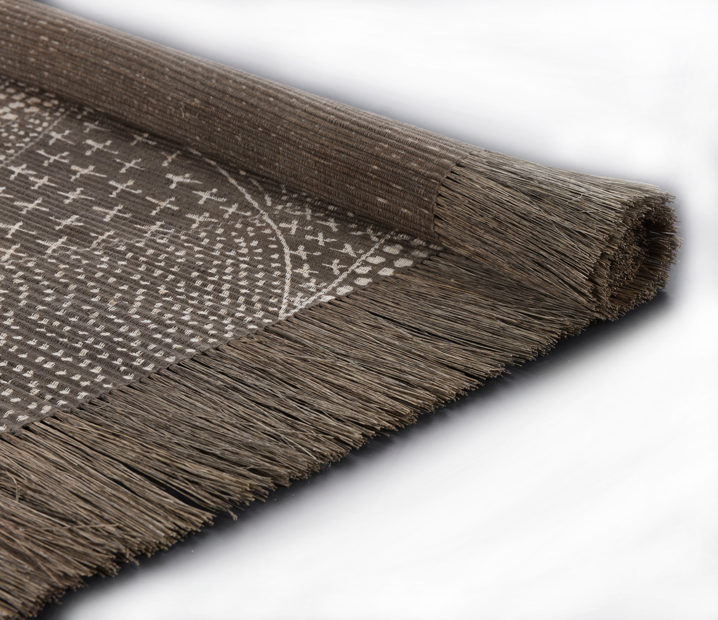 DIE HAUSKUNST Teppich »Chiya Tiama 2«, rechteckig, Flachgewebe, handgewebt,  mit Fransen bequem kaufen