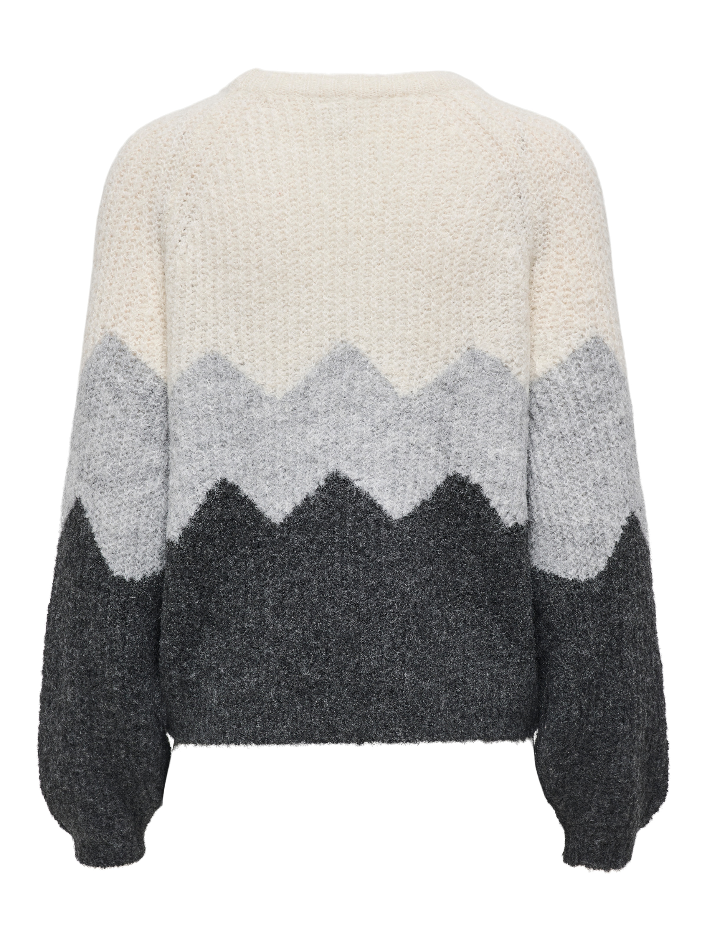 ONLY Pull en tricot »ONLMAE LIFE LS ZIGZAG O-NECK KNT«