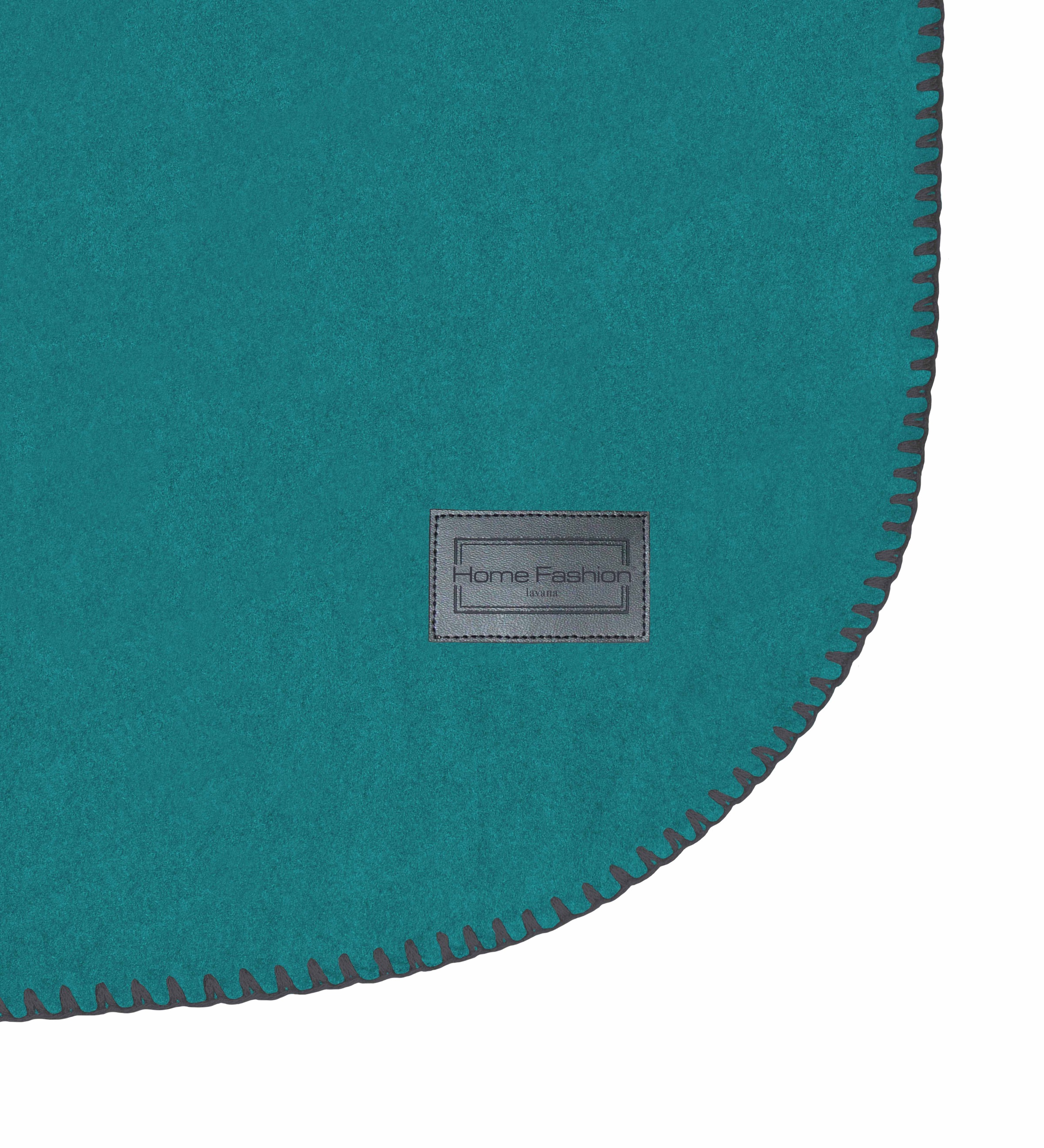 HOME FASHION Wohndecke »Fleece«, hochwertige Mischung aus Polyester & Viskose