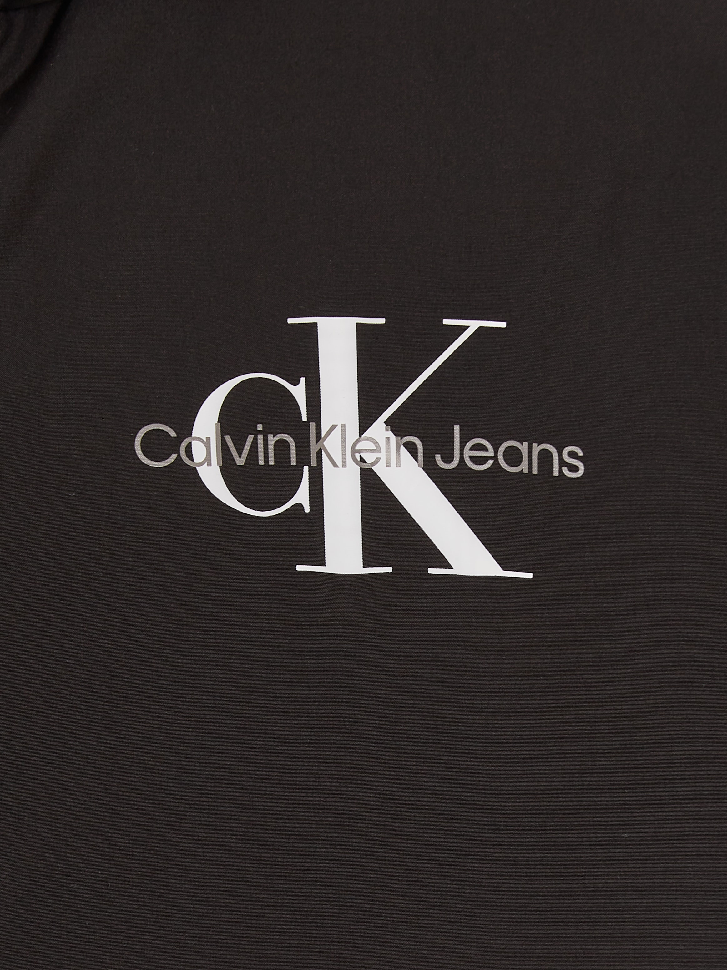 Calvin Klein Jeans Blouson »MONOLOGO ESSENTIAL JACKET«, mit Kapuze, Kinder bis 16 Jahre