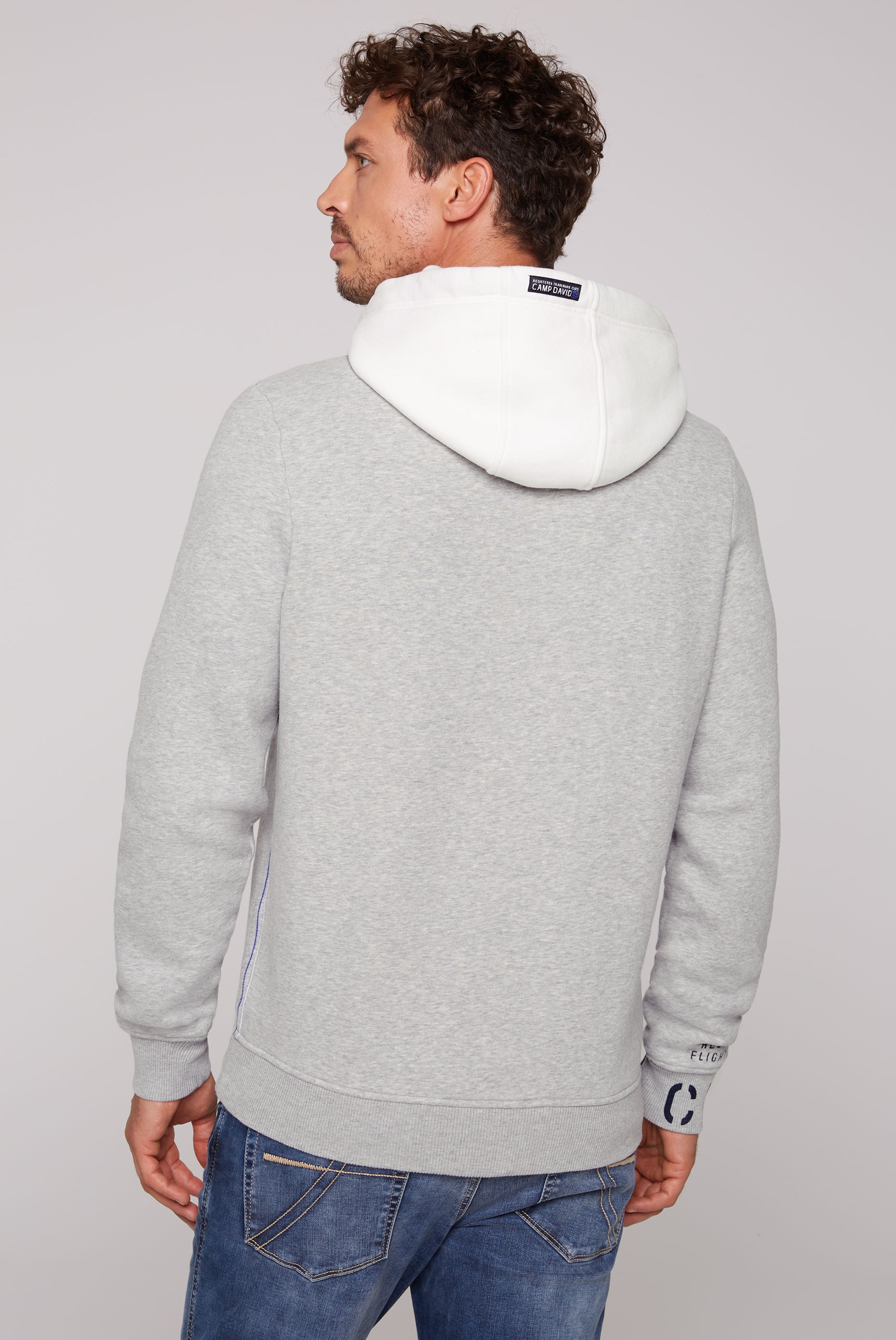 CAMP DAVID Kapuzensweatshirt, mit Frontprint