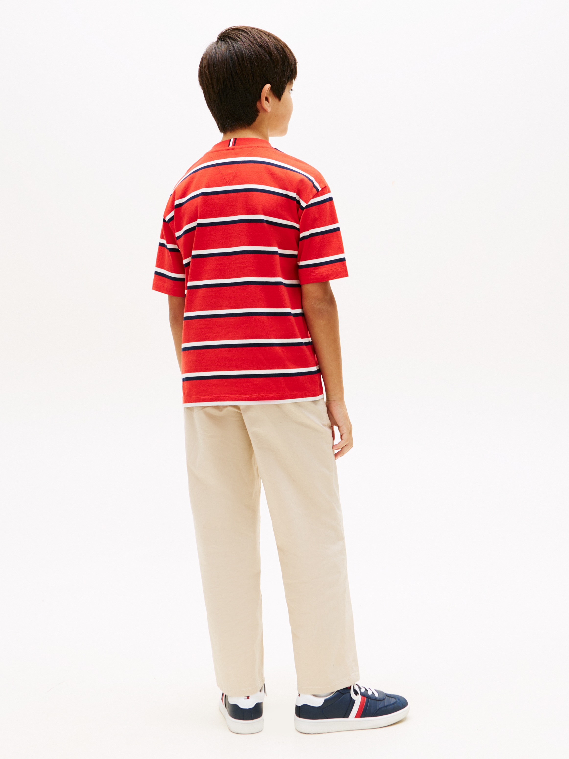 Tommy Hilfiger T-shirt »ESSENTIAL ARCHIVE FIT TEE SS« Kinder bis 16 Jahre, Rundhals, Logostickerei