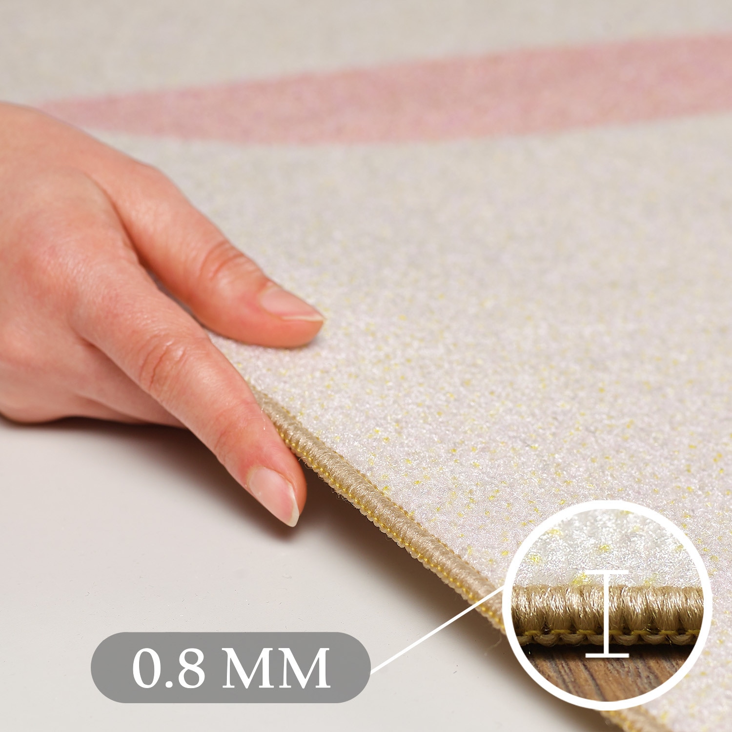 Ayyildiz Teppiche Tapis pour enfants »PLAY 2021« Rectangulaire 8 mm Höhe antidérapant, motif soleil, poils courts
