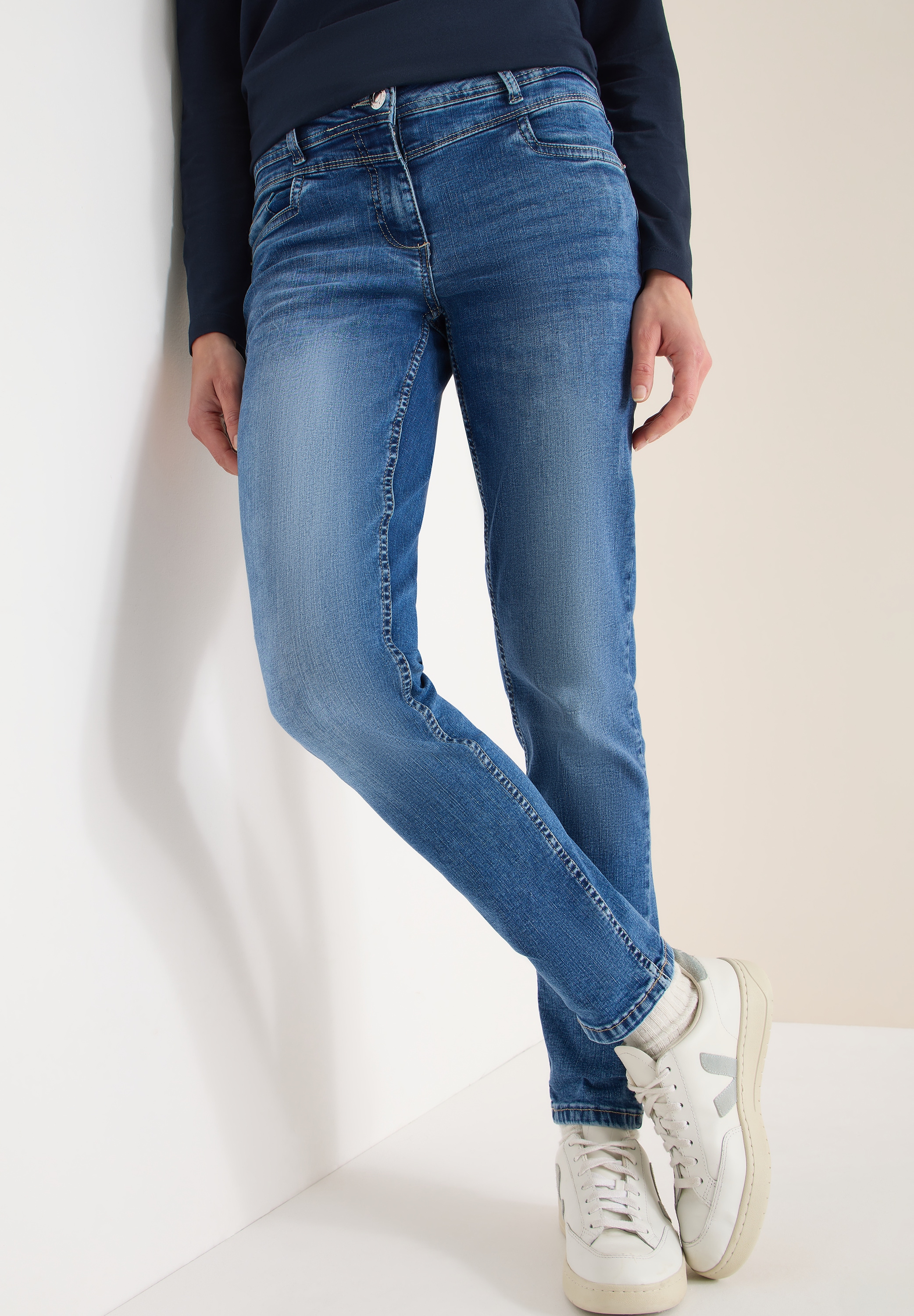 Image of Cecil 5-Pocket-Jeans "Style Scarlett" mit Stretch