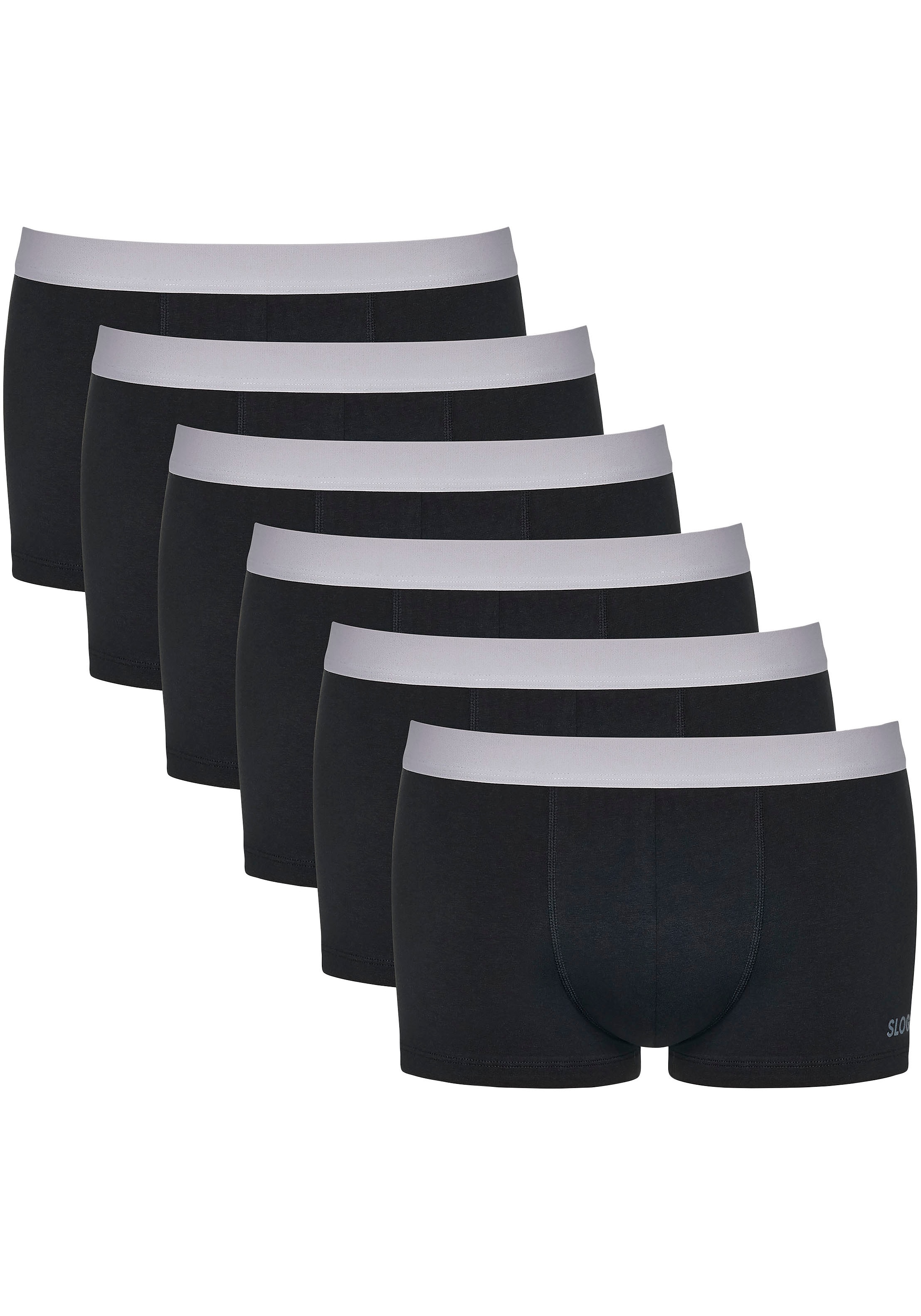 Image of sloggi Hipster "Men GO ABC 2.0" 6er Pack, weich, Baumwollmix, elastischer Logobund, Baisc, ohne Eingriff