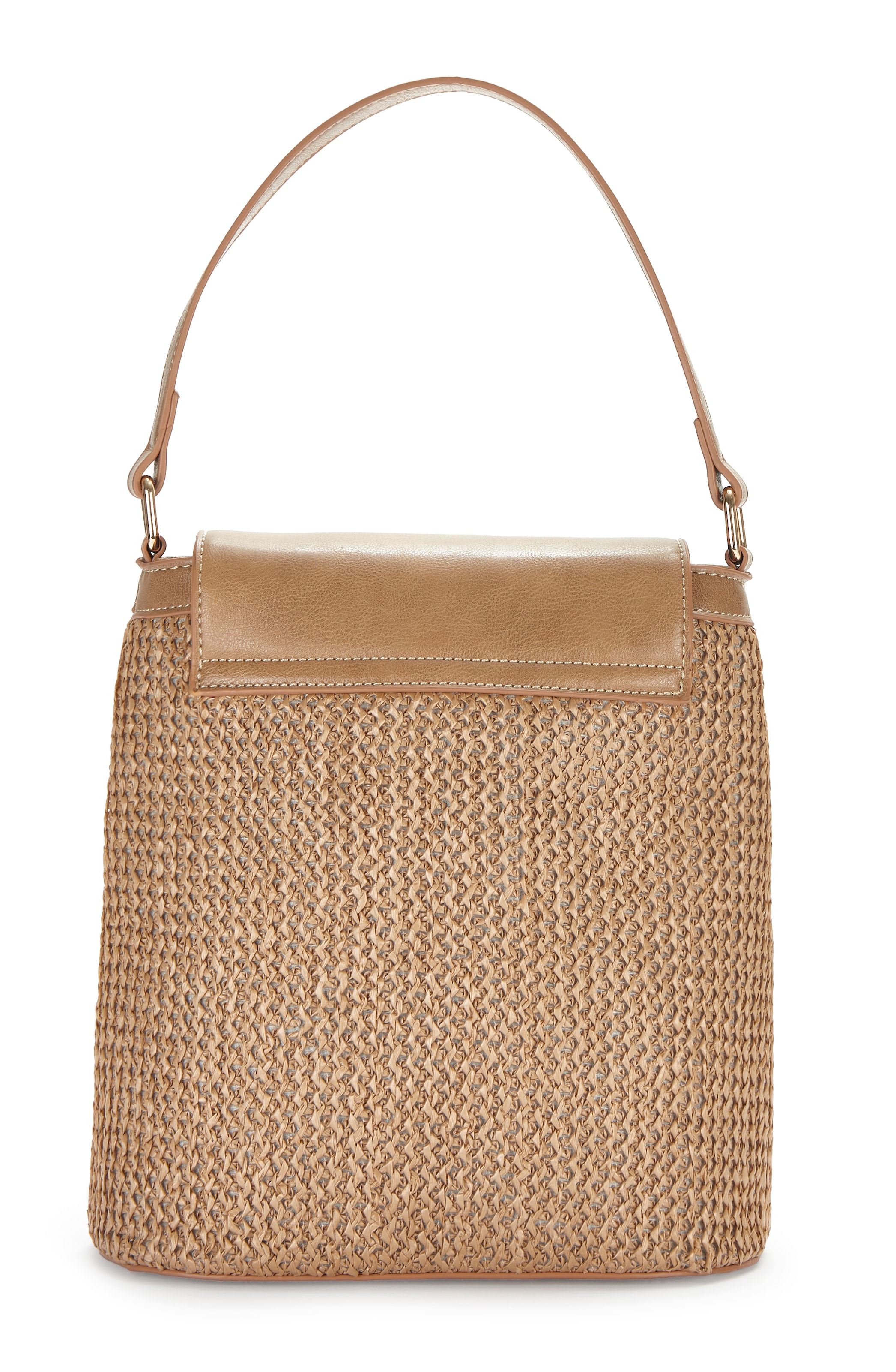 LASCANA Umhängetasche »Schultertasche« Strandtasche, Tragetasche, Korbtasche, Bast-Optik VEGAN