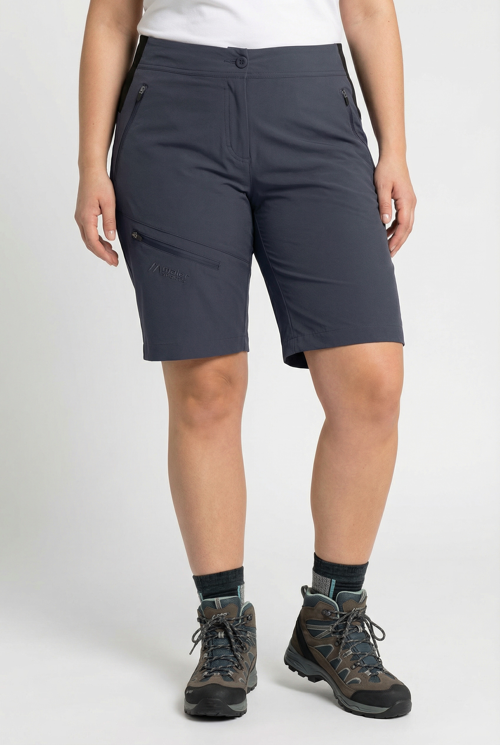 Maier Sports Funktionsshorts »Da-Shorts el. Inara Short Vario«  mit vier Reissverschlusstaschen, schnell trocknend, wasserabweisend