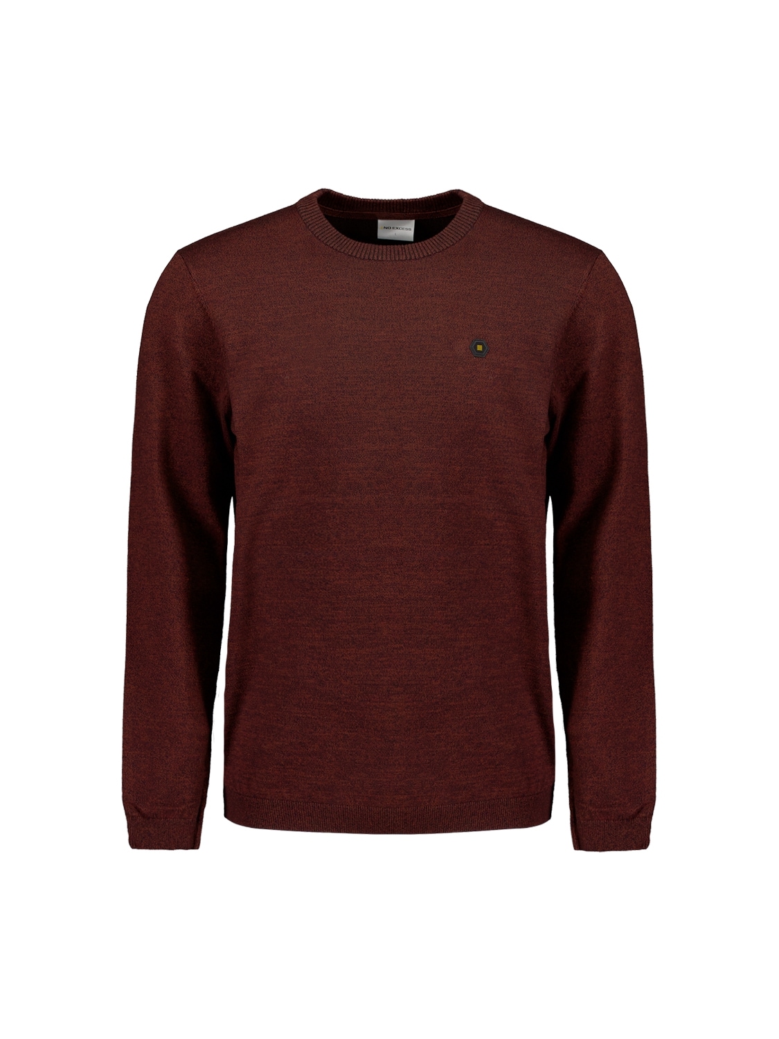 NO EXCESS Pull à col rond mit Melange Optik