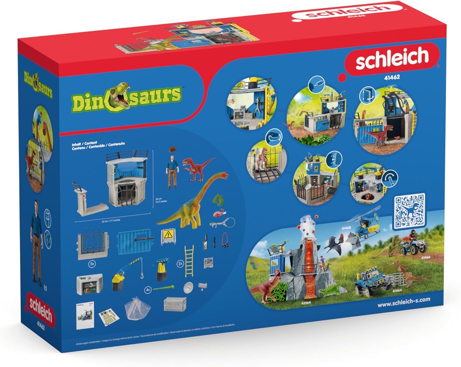 Schleich® Spielwelt »DINOSAURS, Grosse Dino-Forschungsstation (41462)« Made in Germany