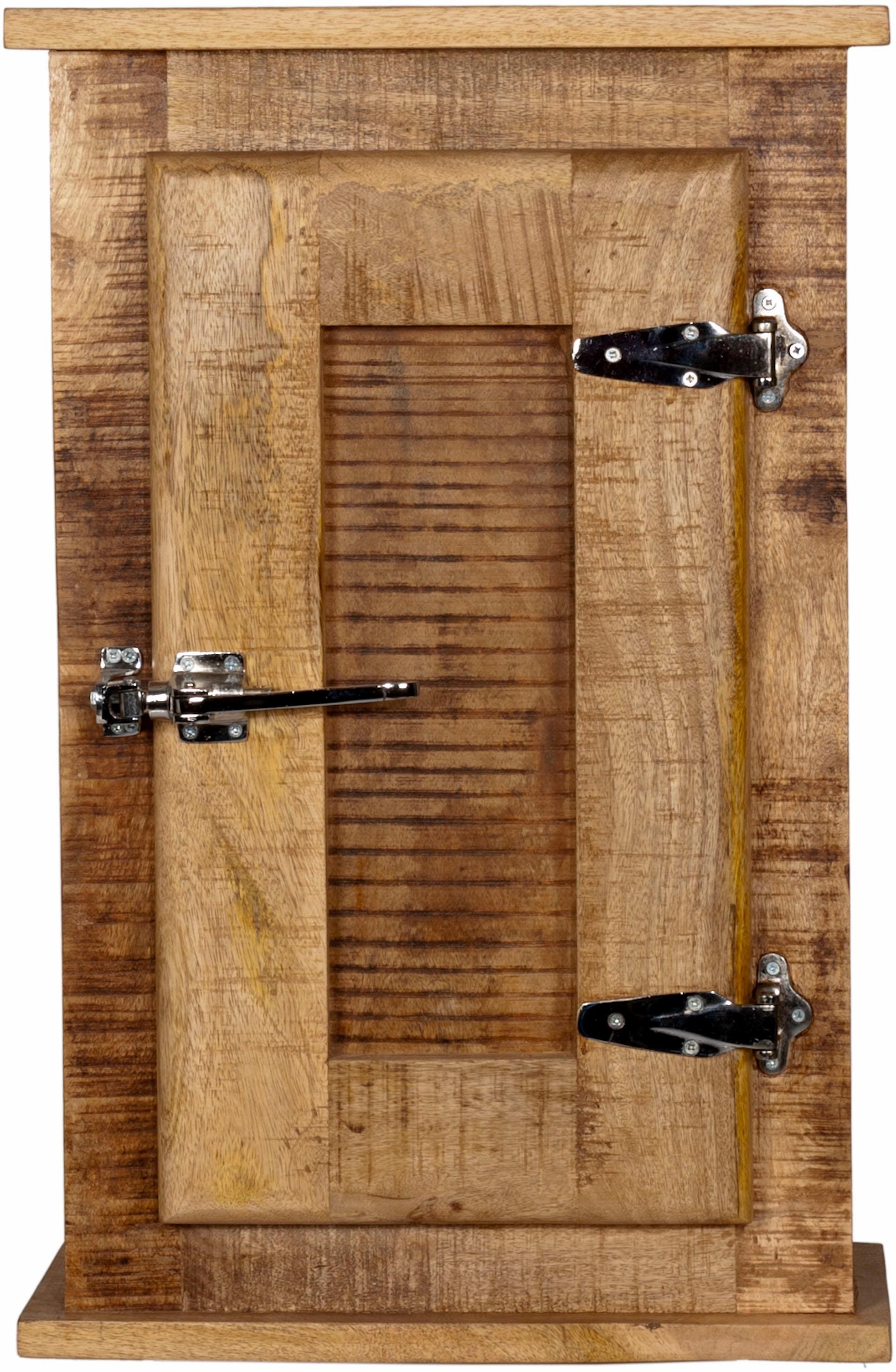 SIT Hängeschrank »Frigo«, Mangoholz im Antik-Look mit Kühlschrankgriffen, Breite 45 cm