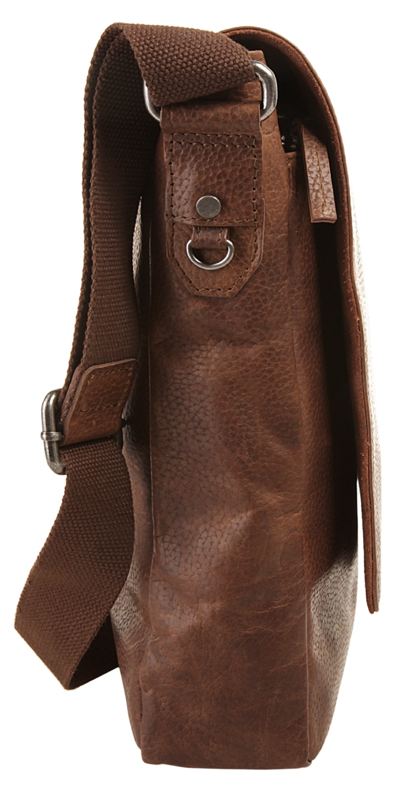 BODENSCHATZ Messenger Bag, echt Leder