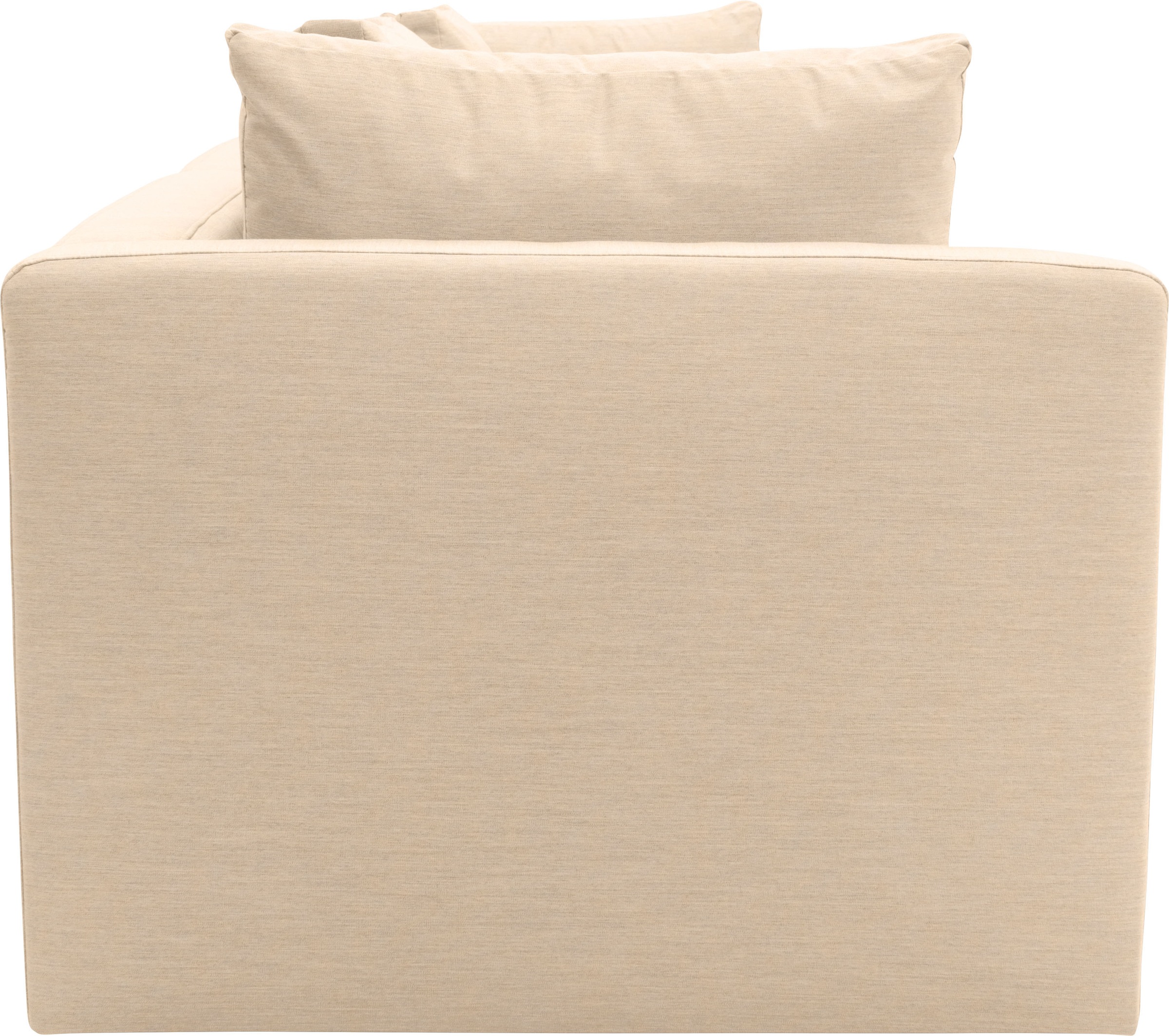 DOMO collection 3-Sitzer »Solskin, individuell erweiterbar/kombinierbar« mit losen Kissen. Rücken- und Seitenteile als Stecksystem.