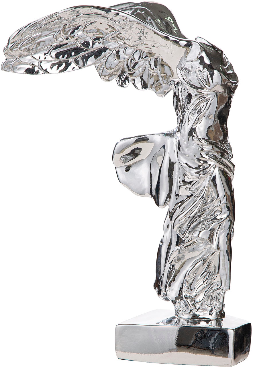 GILDE Dekofigur »Skulptur Engel David silberfarben H. 33 cm«